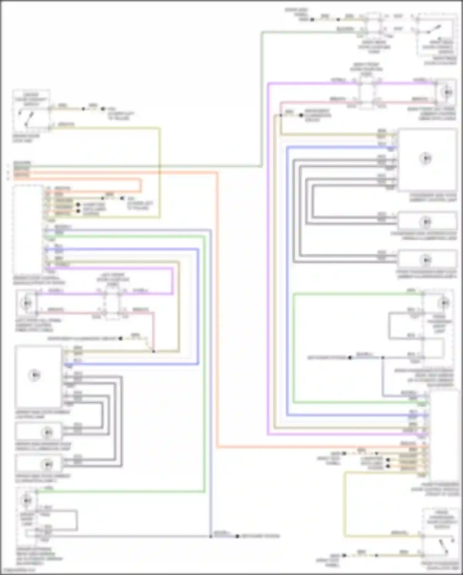 Wiring diagram computer data lines system for Volkswagen Golf R VII facelift (2017-2020) (41 of 74)