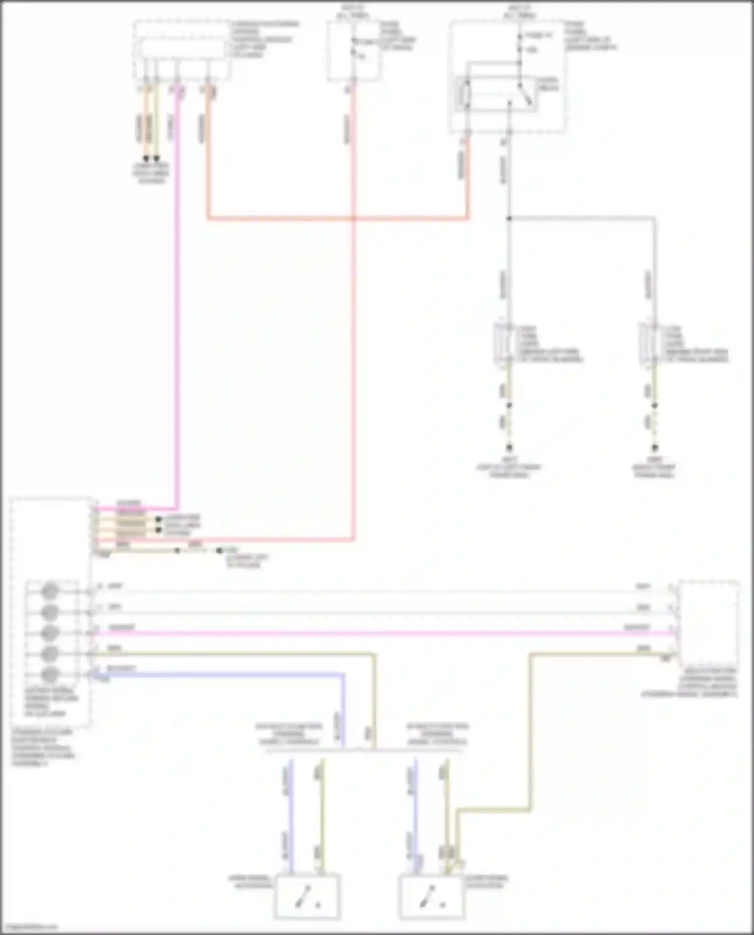 Wiring diagram computer data lines system for Volkswagen Golf R VII facelift (2017-2020) (27 of 74)
