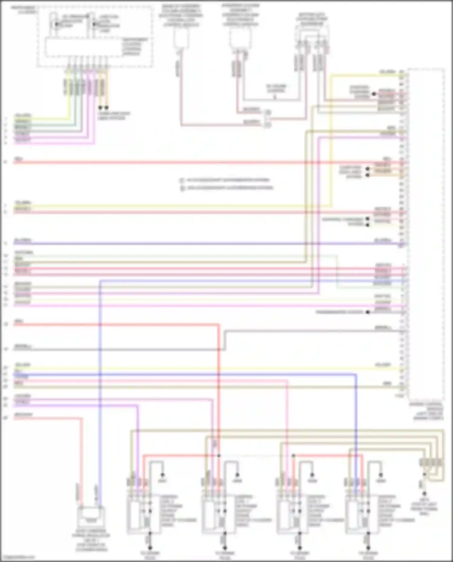 Wiring diagram computer data lines system for Volkswagen Golf R VII facelift (2017-2020) (73 of 74)
