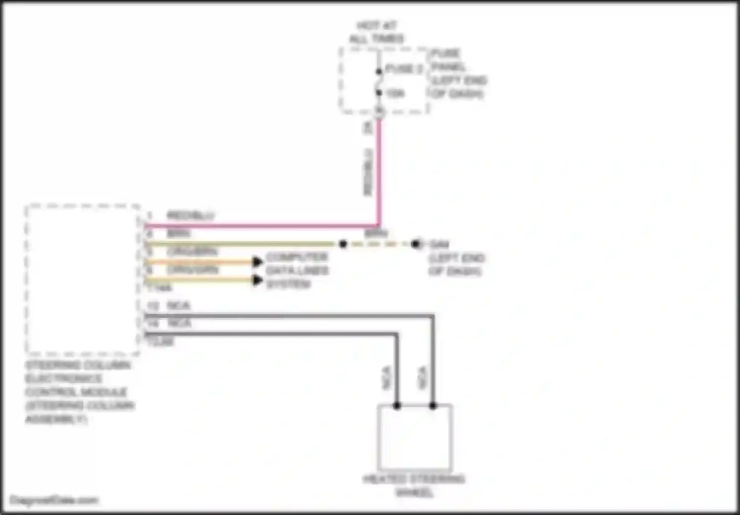 Wiring diagram computer data lines system for Volkswagen Golf R VII facelift (2017-2020) (14 of 74)