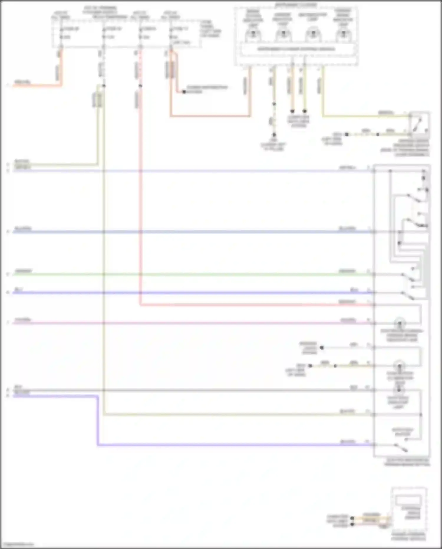 Wiring diagram computer data lines system for Volkswagen Golf R VII facelift (2017-2020) (63 of 74)