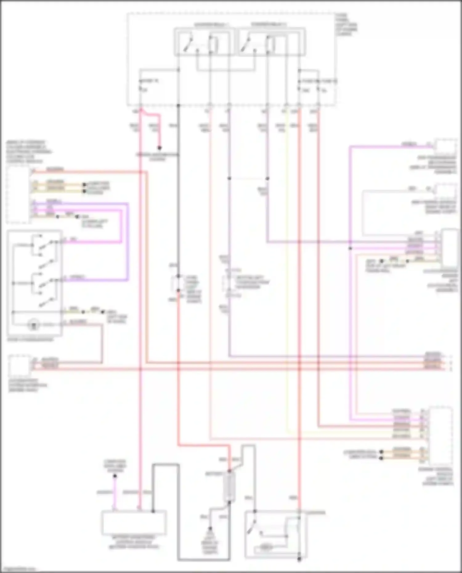 Wiring diagram engine control module for Volkswagen Golf R VII facelift (2017-2020) (10 of 15)