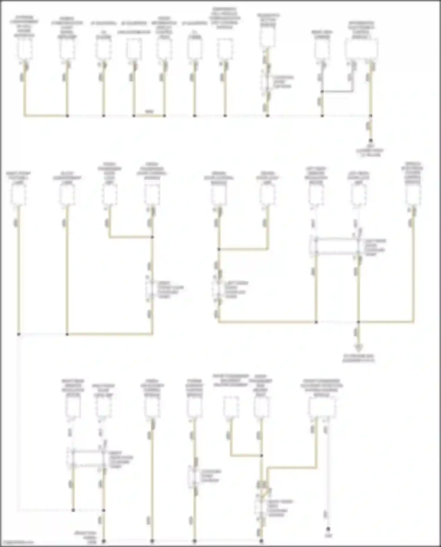 Wiring diagram mobile communication 2-way signal amplifier for Volkswagen Golf R VII facelift (2017-2020) (1 of 6)