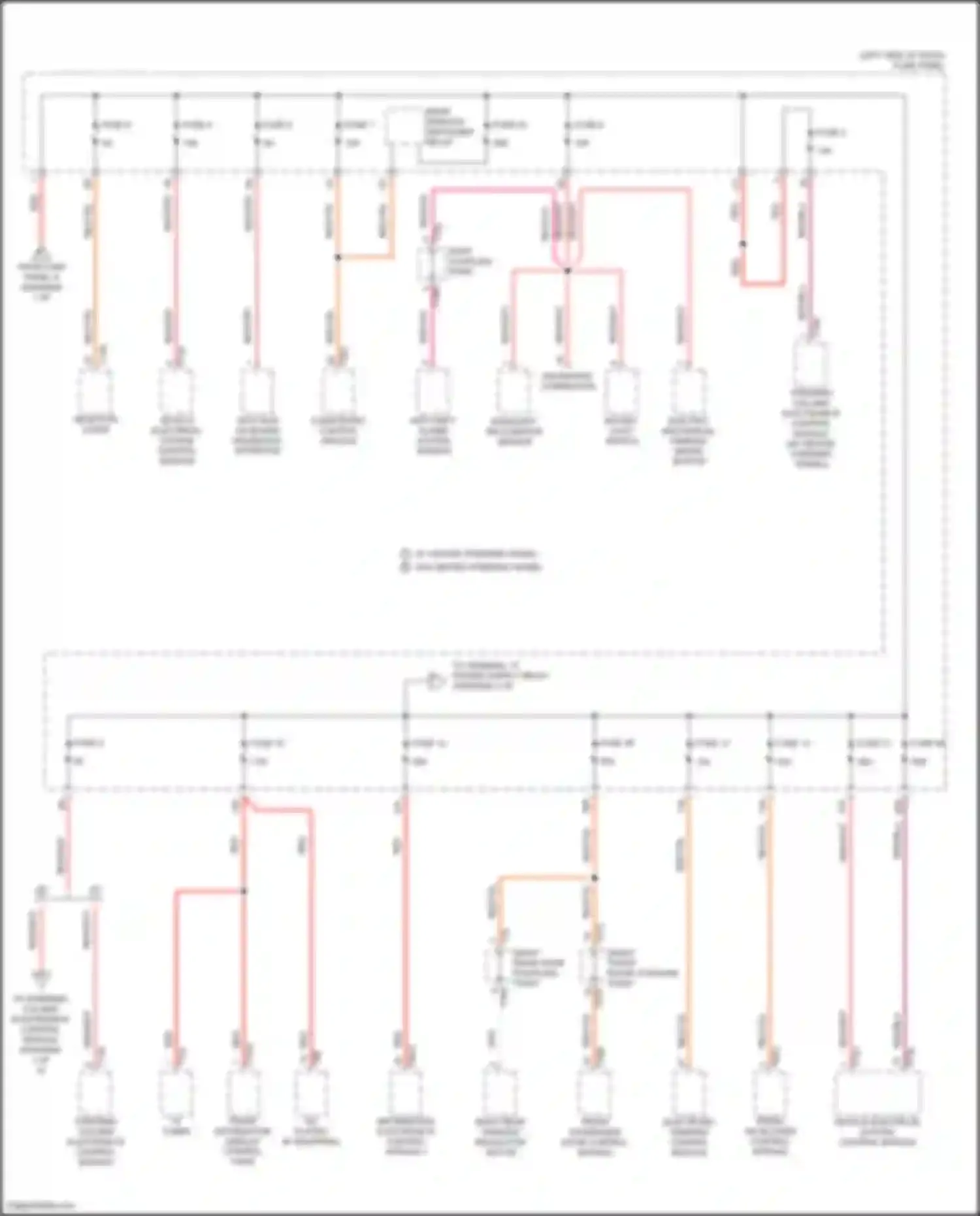 Wiring diagram rain/light recognition sensor for Volkswagen Golf R VII facelift (2017-2020) (5 of 6)