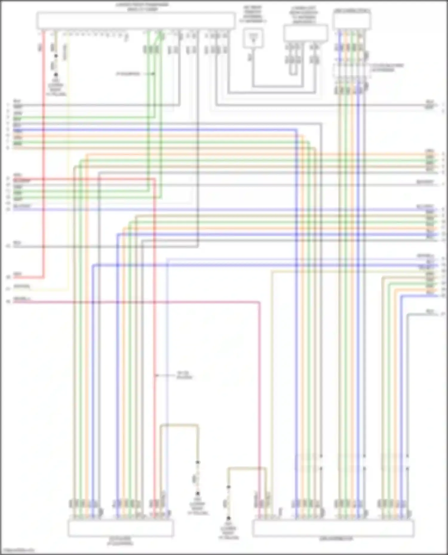 Wiring diagram w/ cd player for Volkswagen Golf R VII facelift (2017-2020) (3 of 14)
