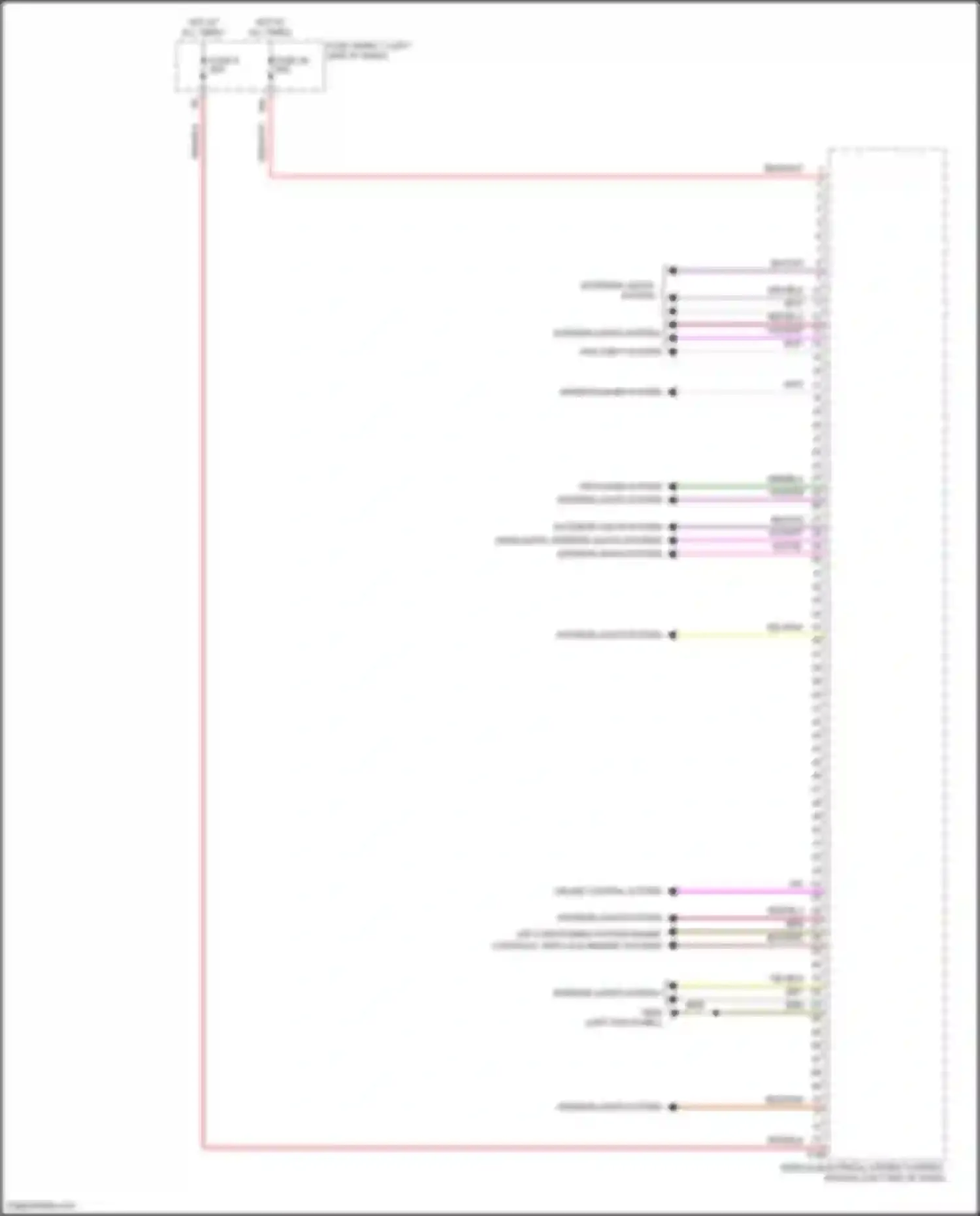 Golf R Volkswagen VIII (2020-2024): Vehicle electrical system control module circuit (2 of 2)