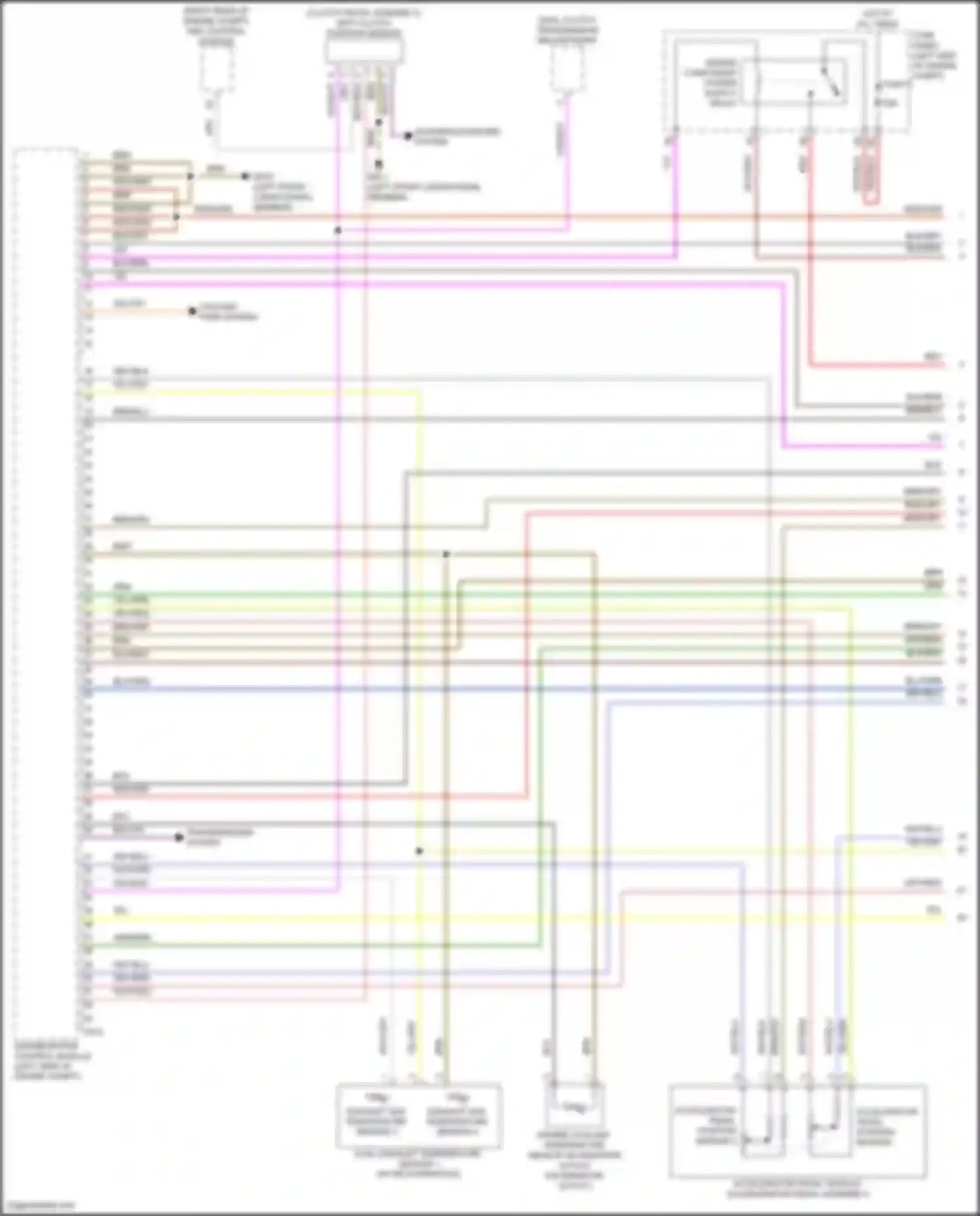 Golf R Volkswagen VIII (2020-2024): Wiring diagram engine performance 2.0l turbo (1 of 10)
