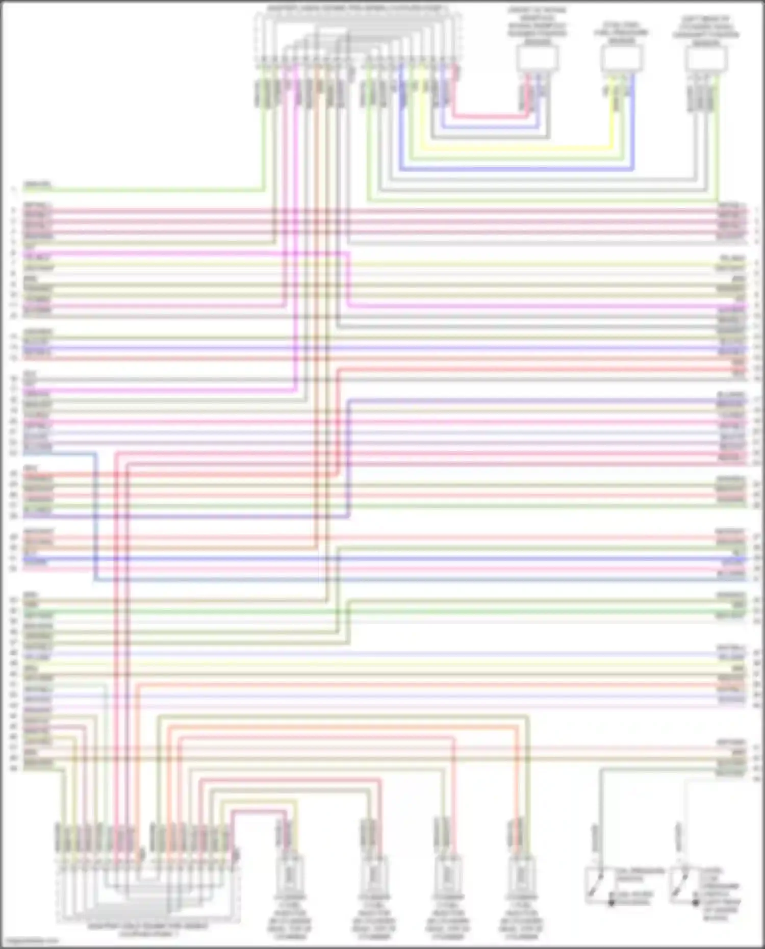 Golf R Volkswagen VIII (2020-2024): Wiring diagram engine performance 2.0l turbo (5 of 10)