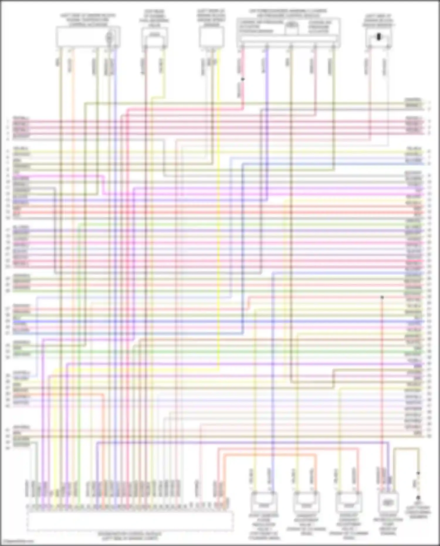 Golf R Volkswagen VIII (2020-2024): Wiring diagram engine performance 2.0l turbo (6 of 10)