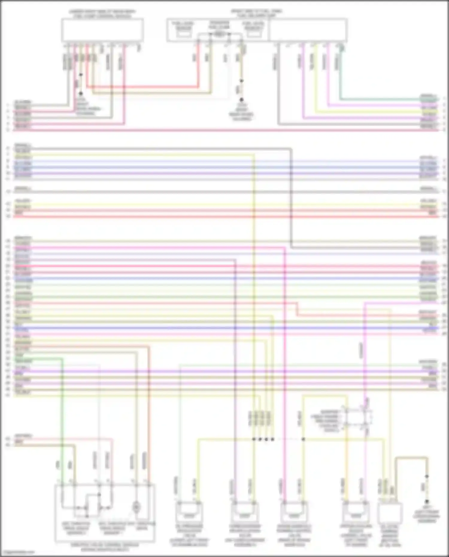 Golf R Volkswagen VIII (2020-2024): Wiring diagram engine performance 2.0l turbo (8 of 10)