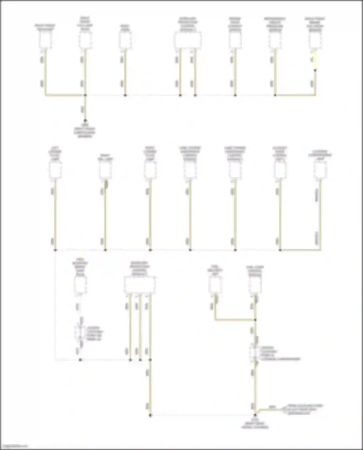 Golf R Volkswagen VIII (2020-2024): Ground distribution circuit (2 of 8)
