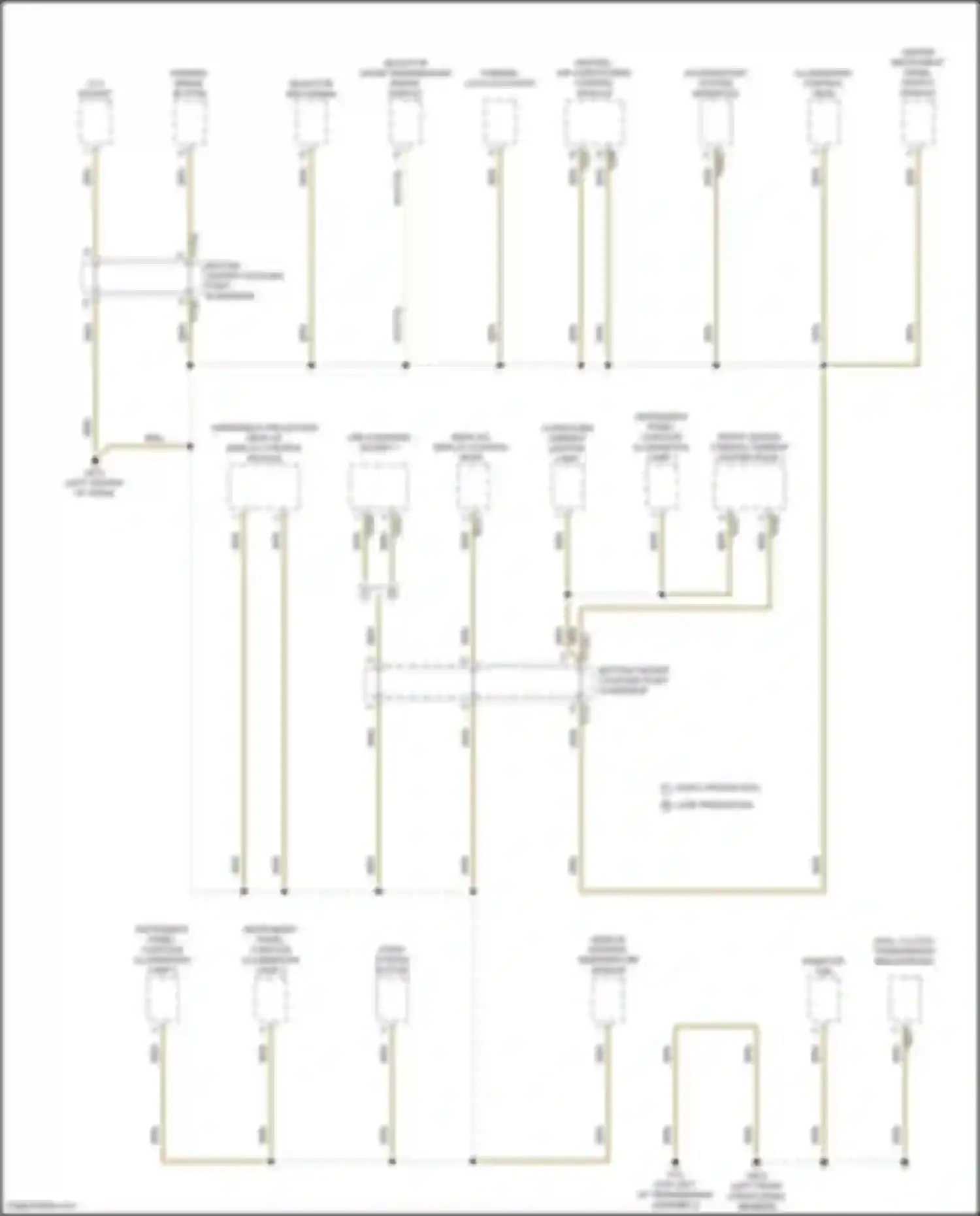 Golf R Volkswagen VIII (2020-2024): Ground distribution circuit (3 of 8)