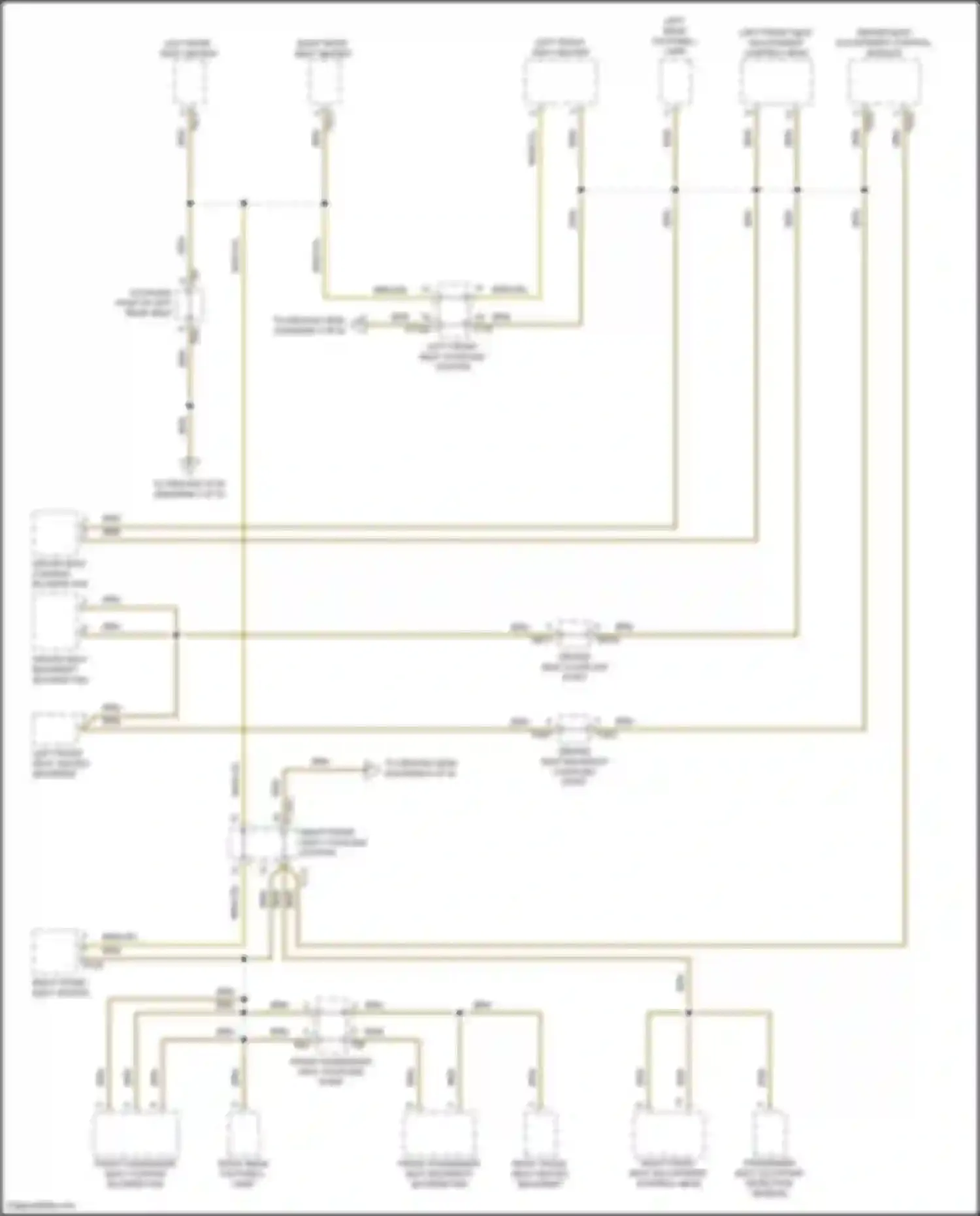 Golf R Volkswagen VIII (2020-2024): Ground distribution circuit (8 of 8)