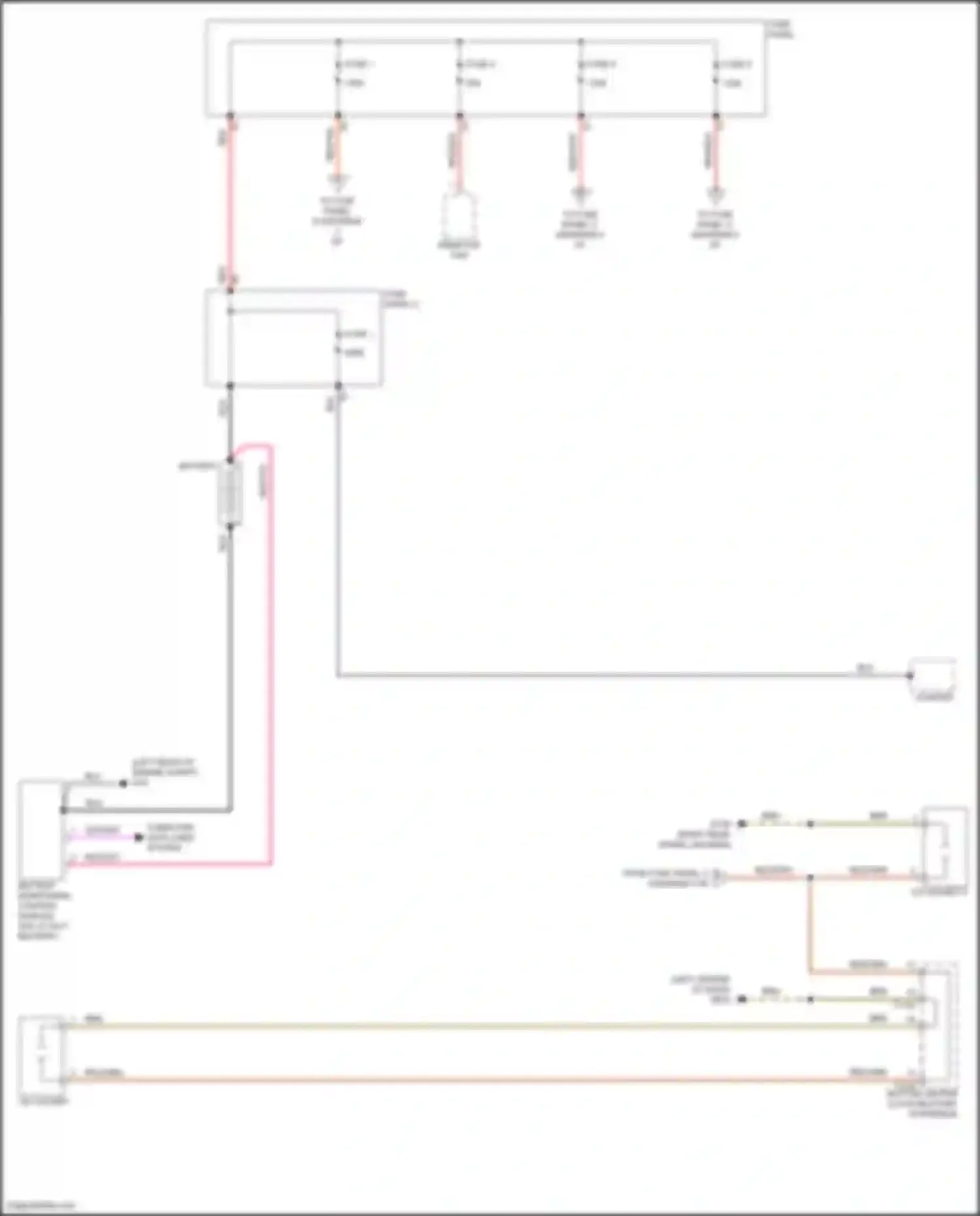 Golf R Volkswagen VIII (2020-2024): Power distribution circuit (1 of 6)