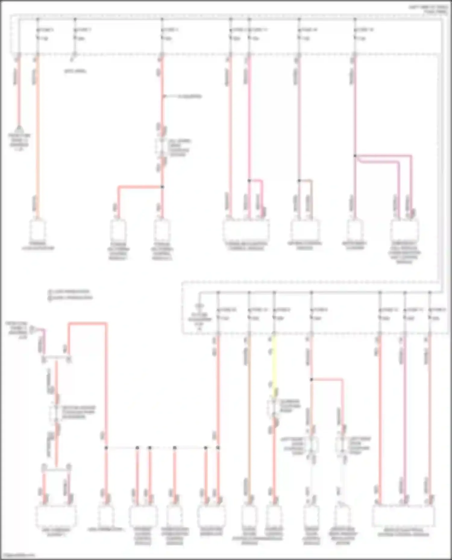 Golf R Volkswagen VIII (2020-2024): Power distribution circuit (5 of 6)
