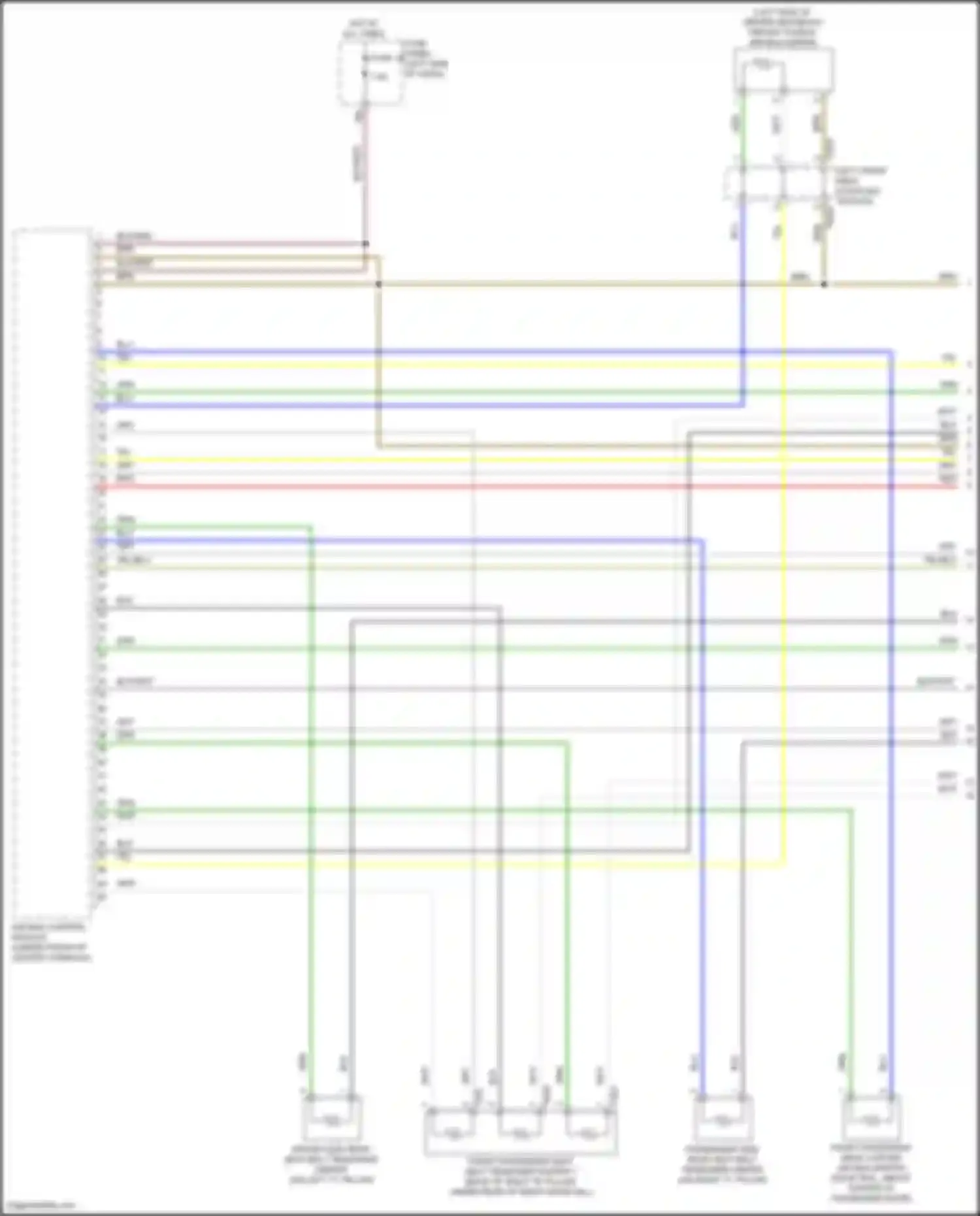 Golf R Volkswagen VIII (2020-2024): Supplemental restraints circuit (1 of 4)