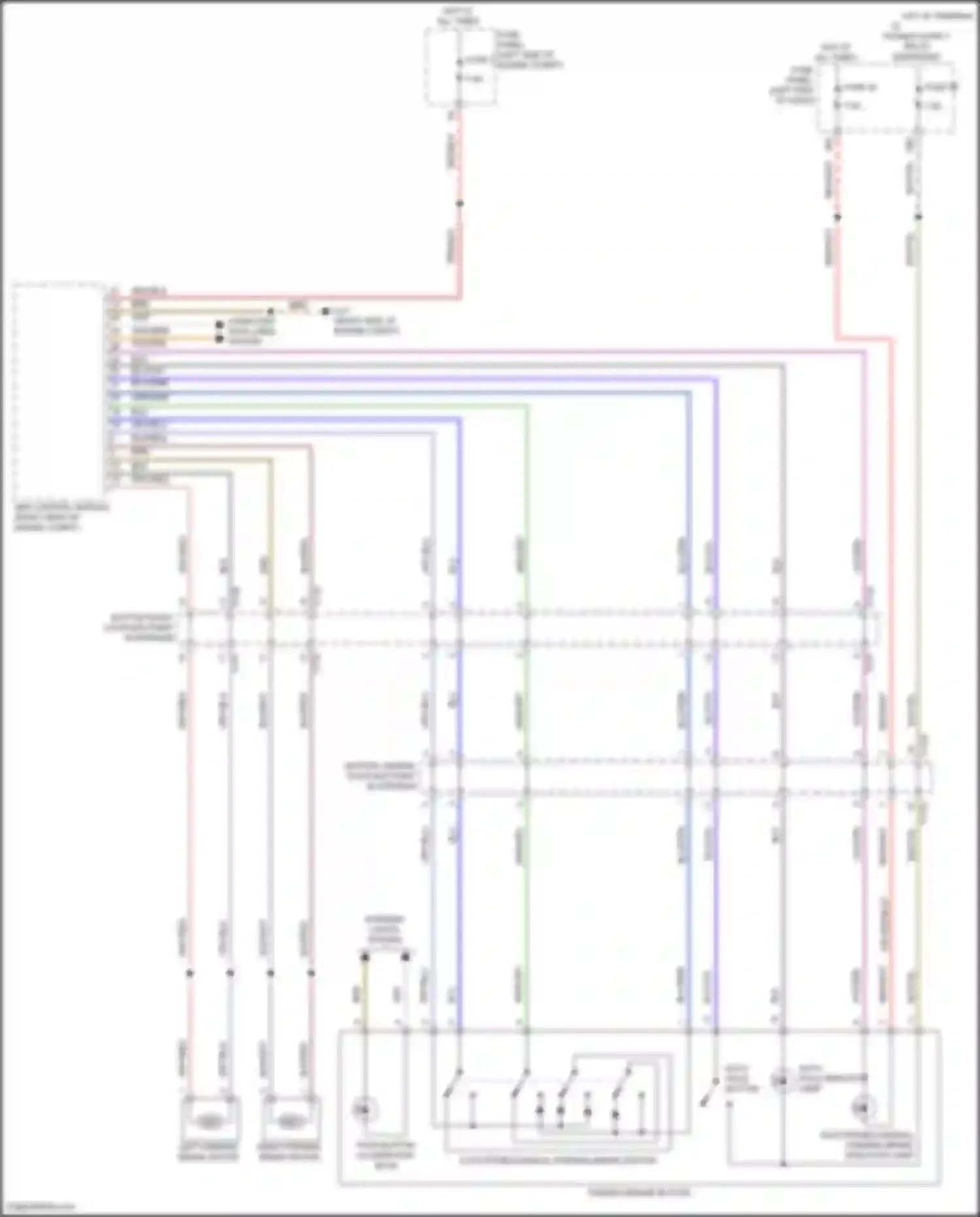 Wiring diagram auto hold button for Volkswagen Golf R VIII (2020-2024) (2 of 2)