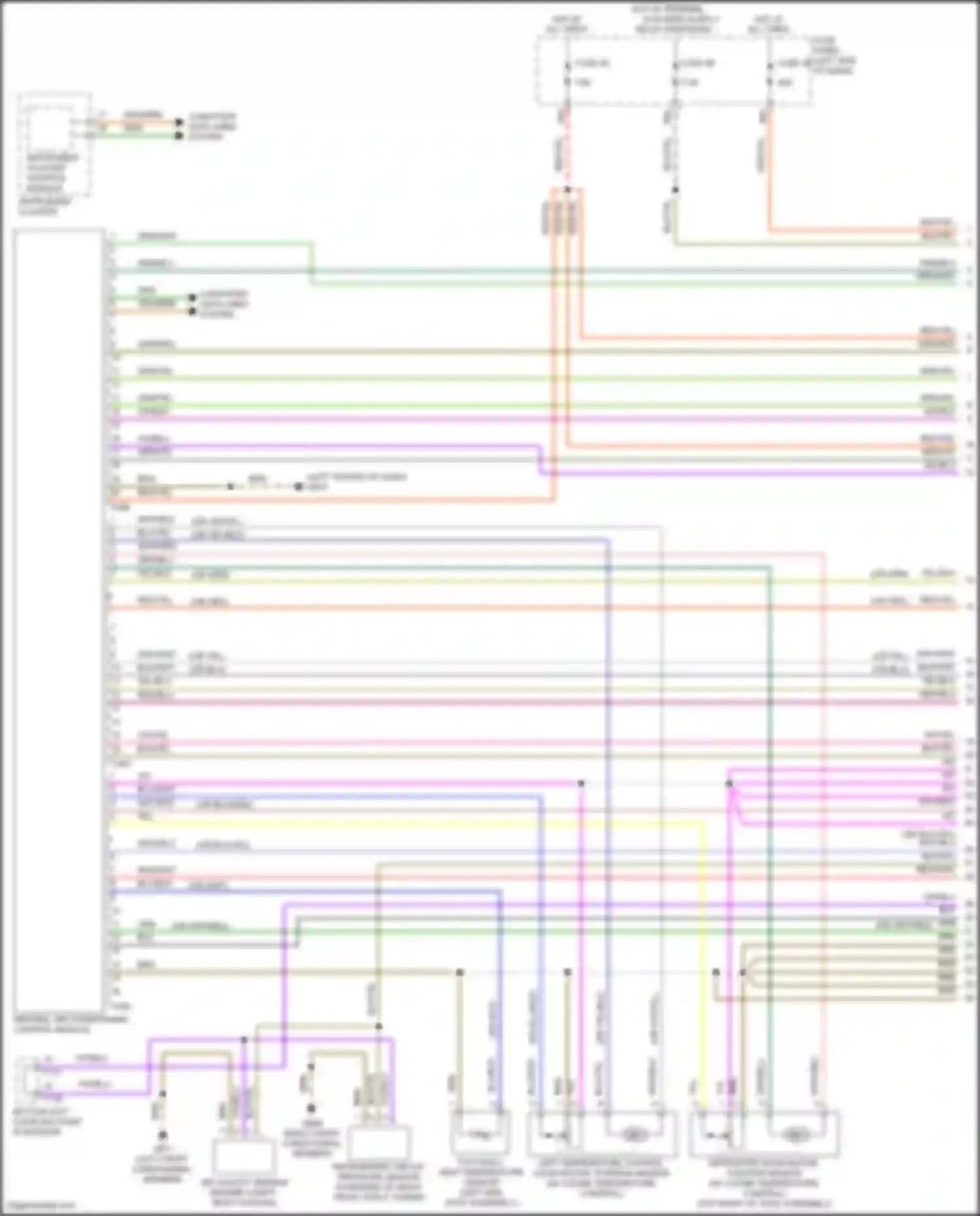 Wiring diagram computer data lines system for Volkswagen Golf R VIII (2020-2024) (64 of 77)