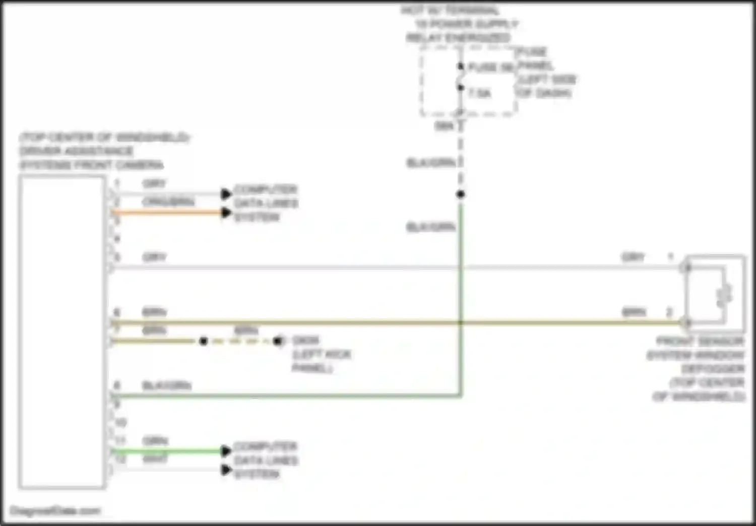 Wiring diagram computer data lines system for Volkswagen Golf R VIII (2020-2024) (23 of 77)