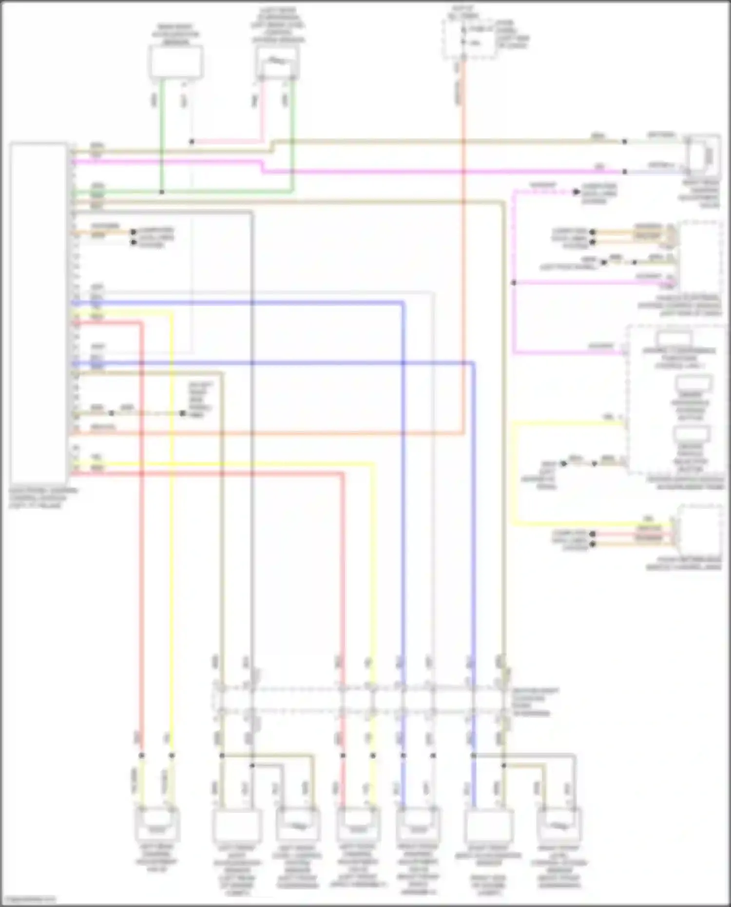 Wiring diagram electronic damping control module for Volkswagen Golf R VIII (2020-2024) (2 of 4)