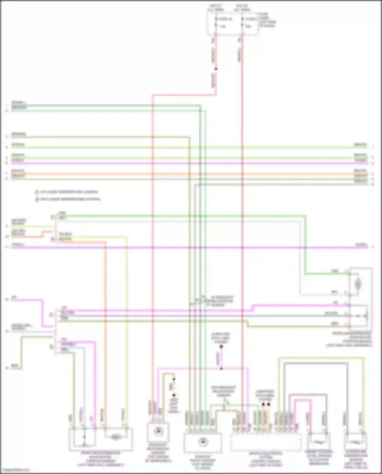 Wiring diagram engine coolant level sensor for Volkswagen Golf R VIII (2020-2024) (1 of 2)