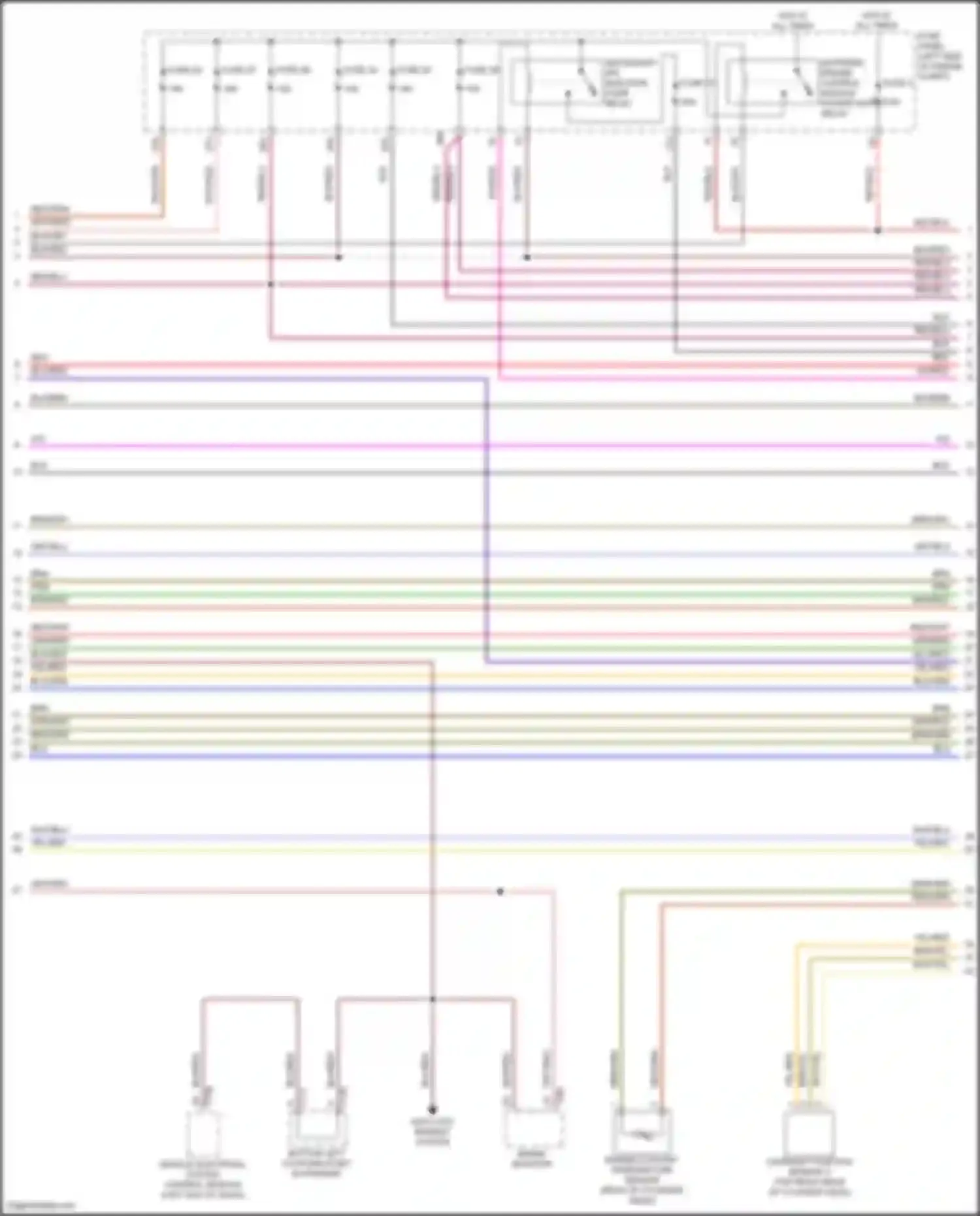 Wiring diagram engine coolant temperature sensor for Volkswagen Golf R VIII (2020-2024) (4 of 4)