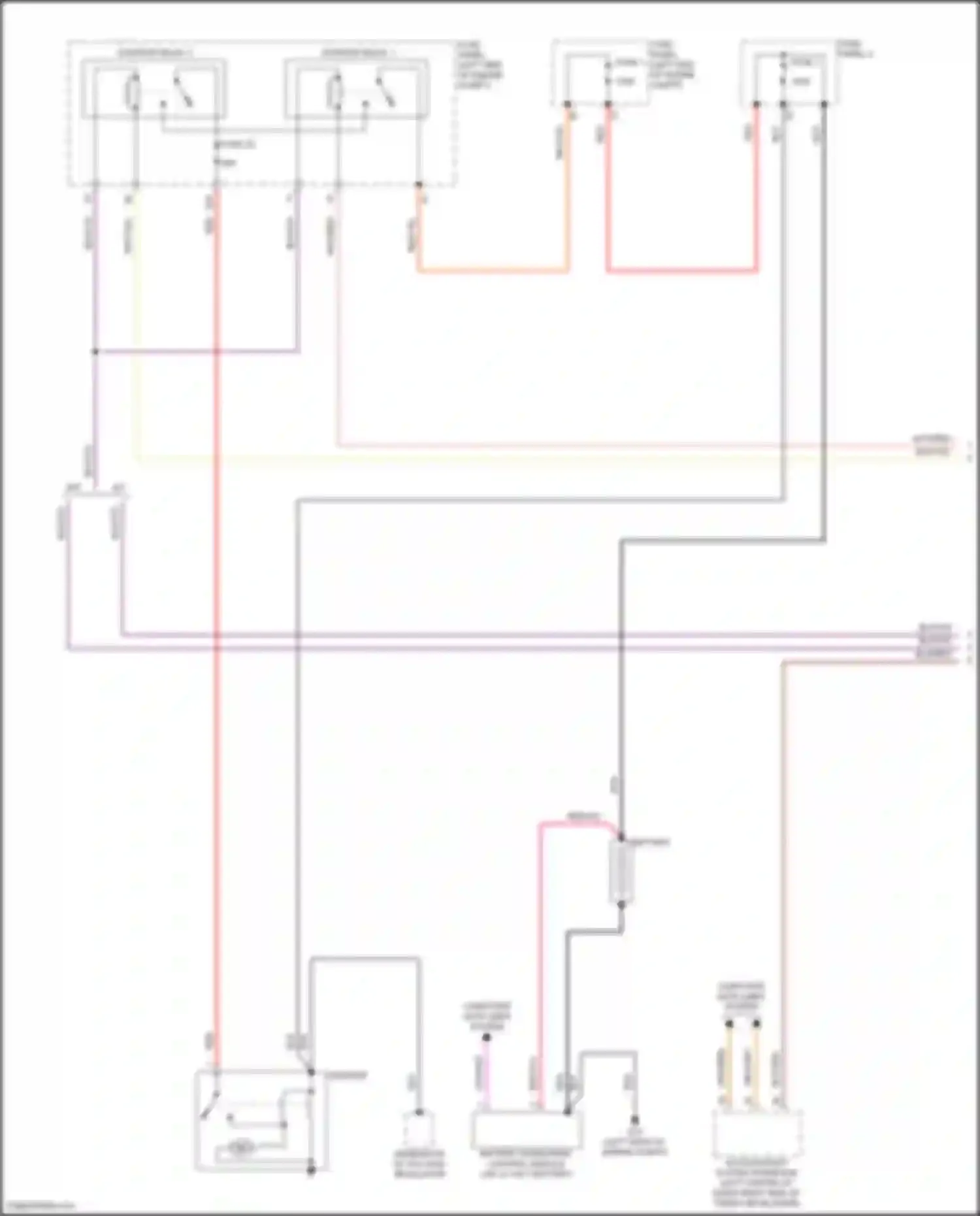 Wiring diagram fuse panel a for Volkswagen Golf R VIII (2020-2024) (4 of 4)