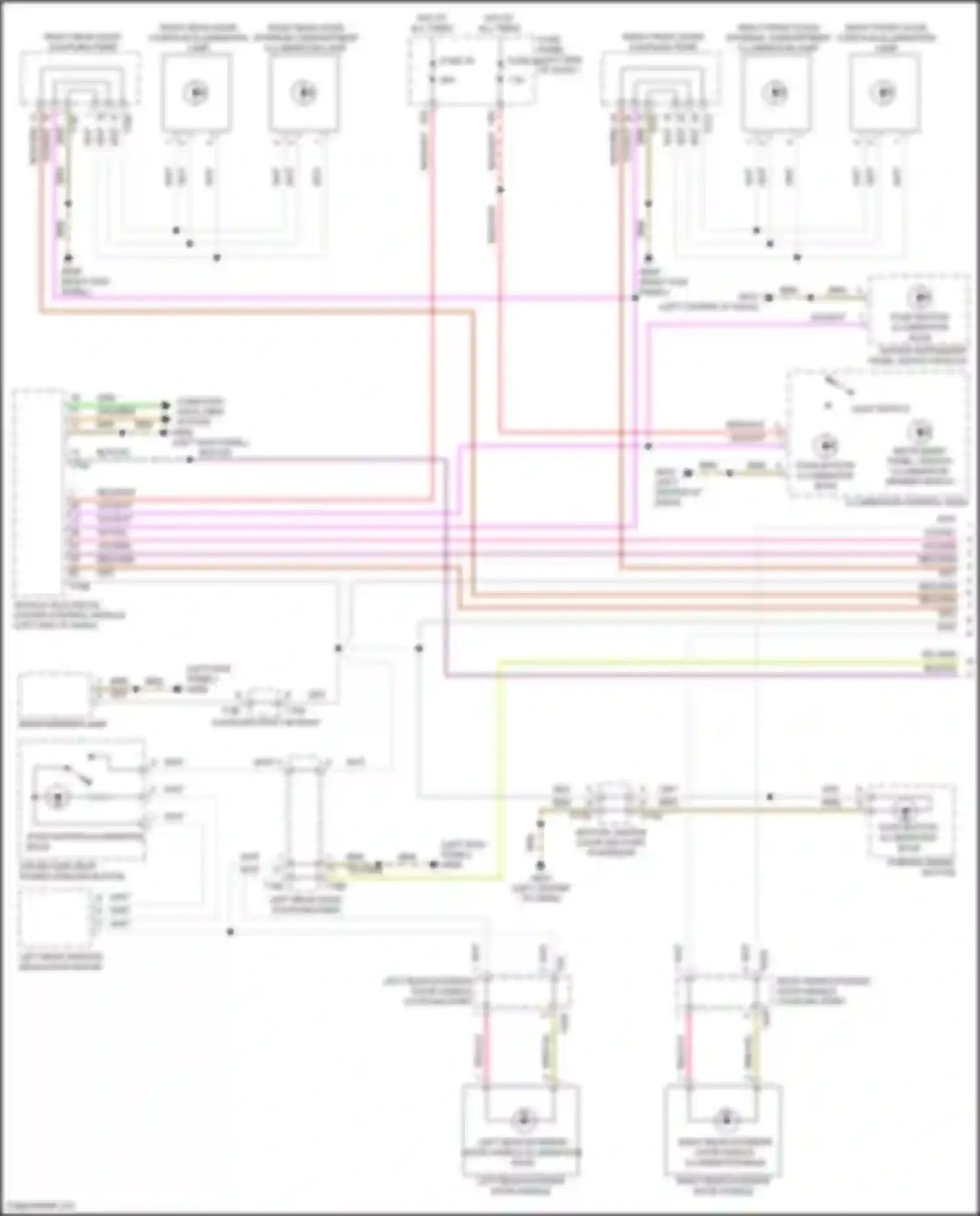 Wiring diagram fuse panel c for Volkswagen Golf R VIII (2020-2024) (45 of 62)