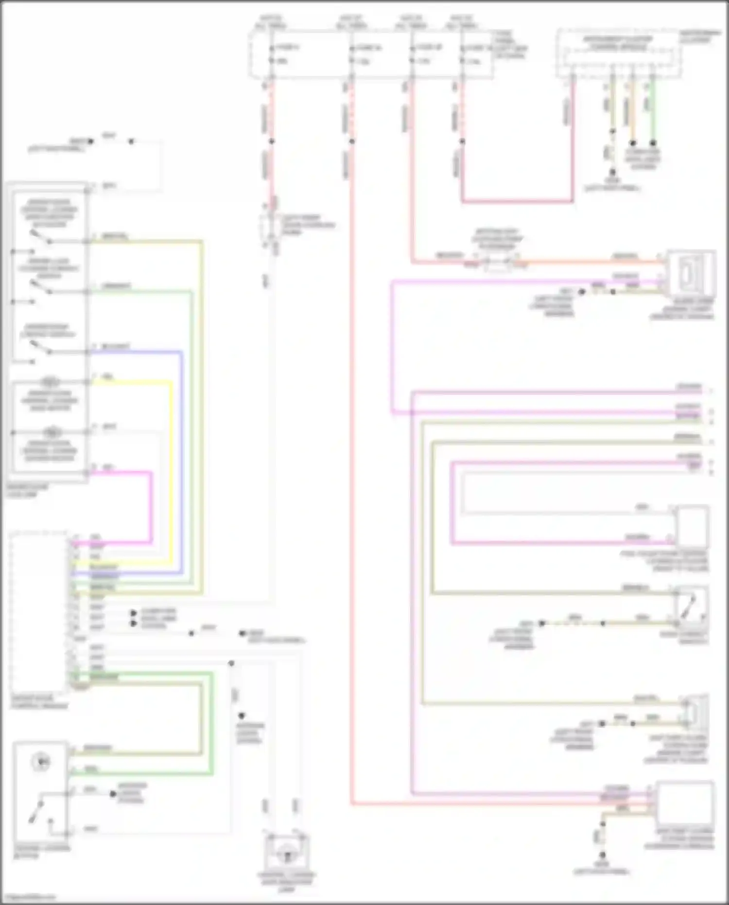 Wiring diagram fuse panel c for Volkswagen Golf R VIII (2020-2024) (47 of 62)