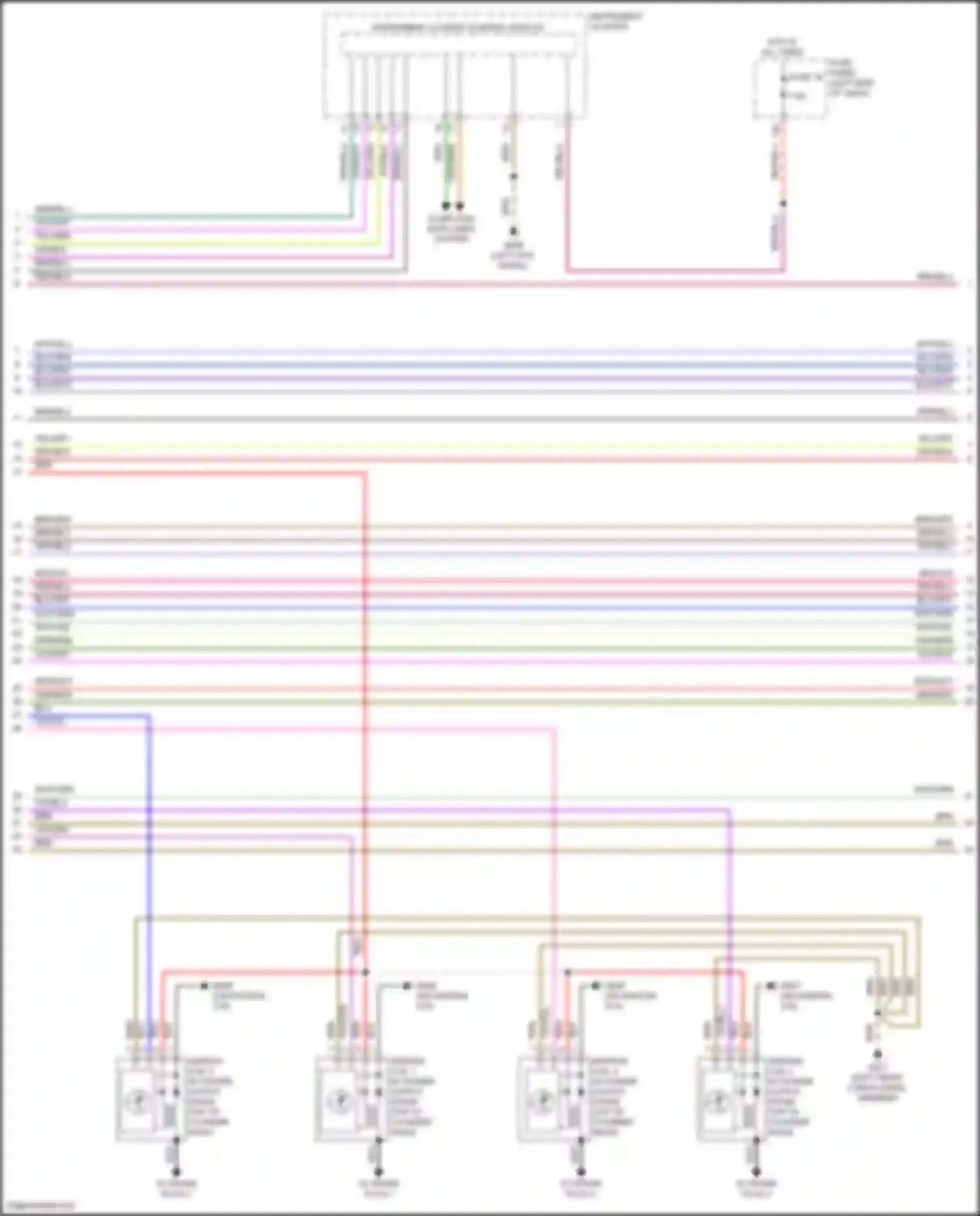 Wiring diagram fuse panel c for Volkswagen Golf R VIII (2020-2024) (62 of 62)