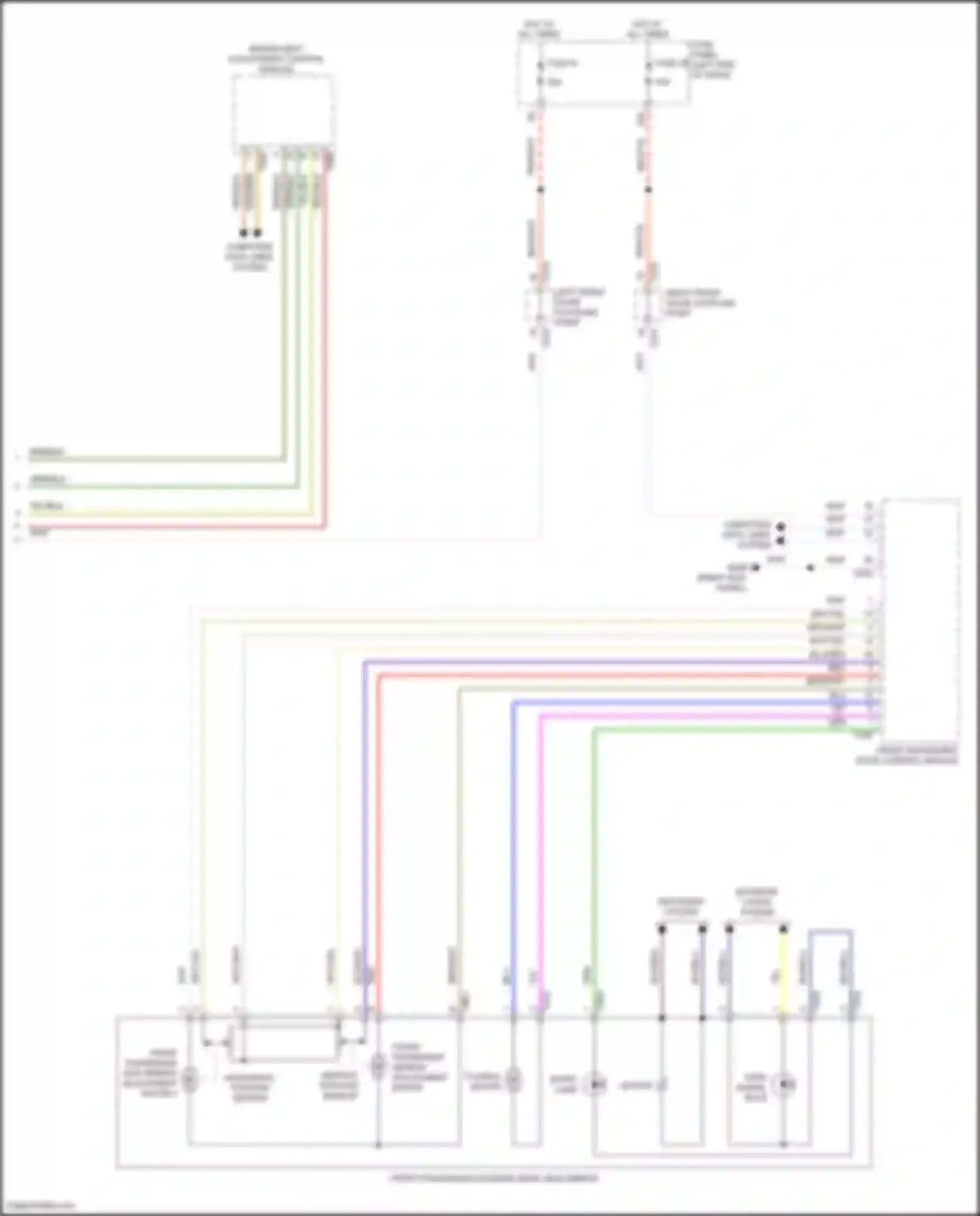 Wiring diagram horizontal position sensor for Volkswagen Golf R VIII (2020-2024) (2 of 2)