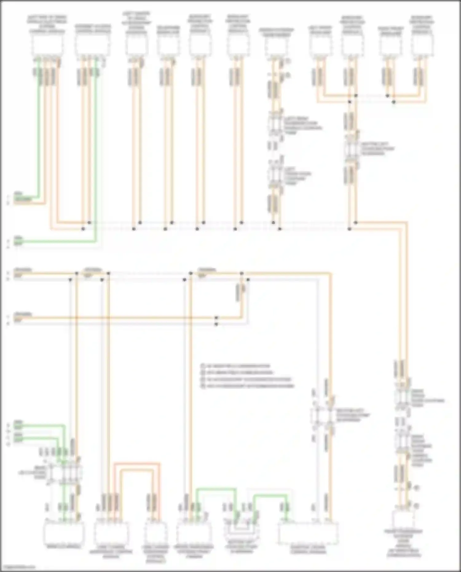 Wiring diagram left front headlamp for Volkswagen Golf R VIII (2020-2024) (1 of 5)