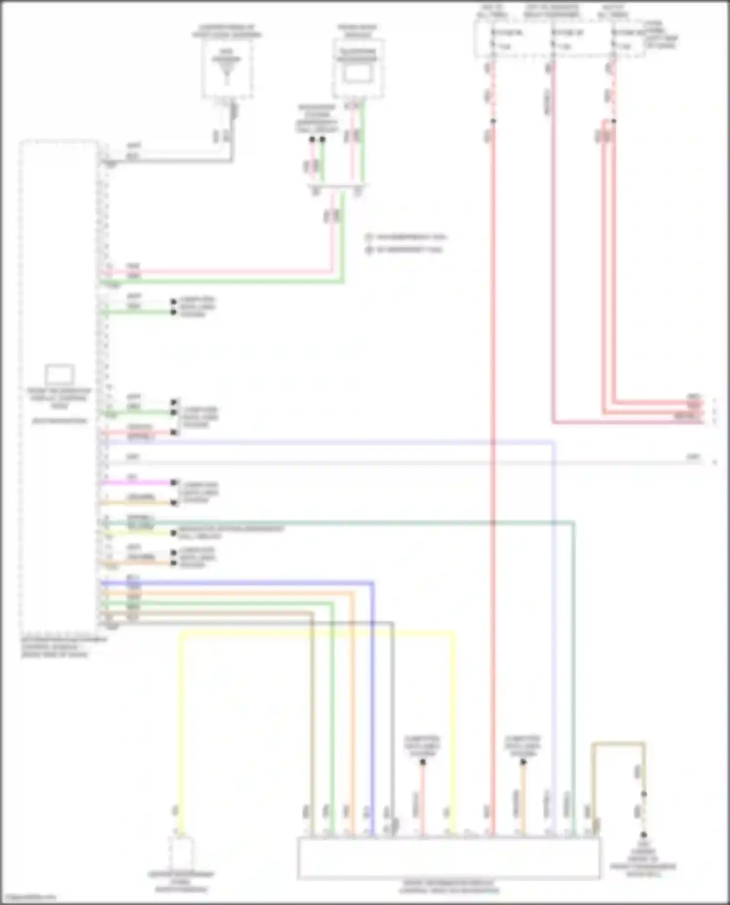 Wiring diagram navigation system for Volkswagen Golf R VIII (2020-2024) (3 of 7)