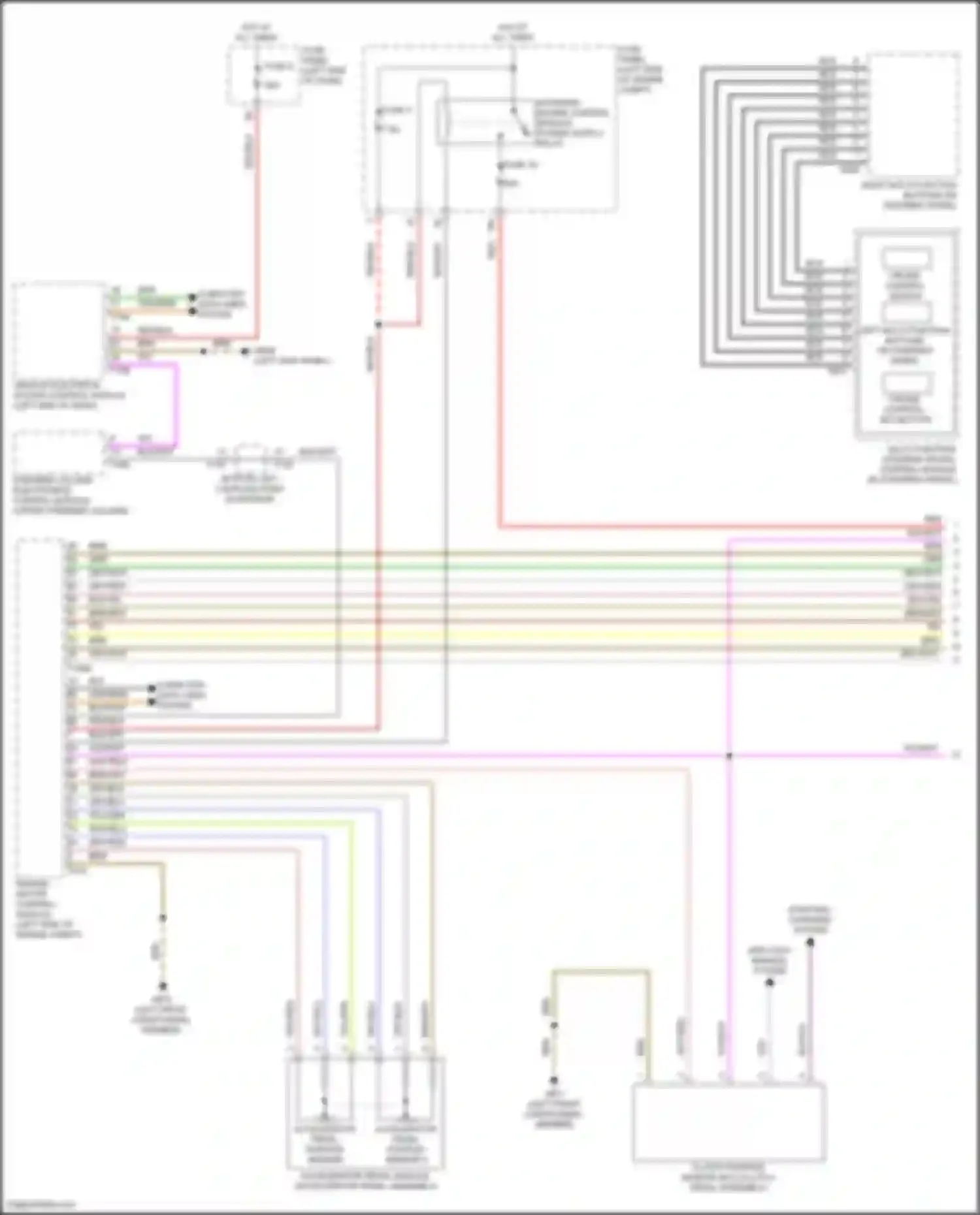 Wiring diagram steering column electronics control module for Volkswagen Golf R VIII (2020-2024) (1 of 12)