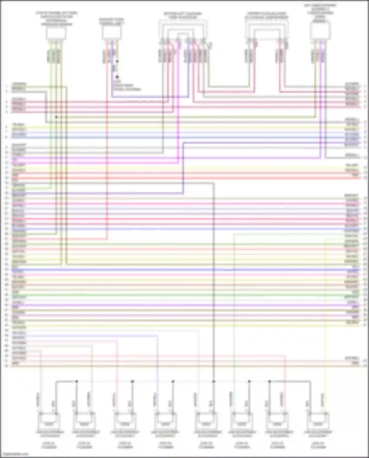 Wiring diagram turbocharger speed sensor 1 for Volkswagen Golf R VIII (2020-2024) (1 of 1)