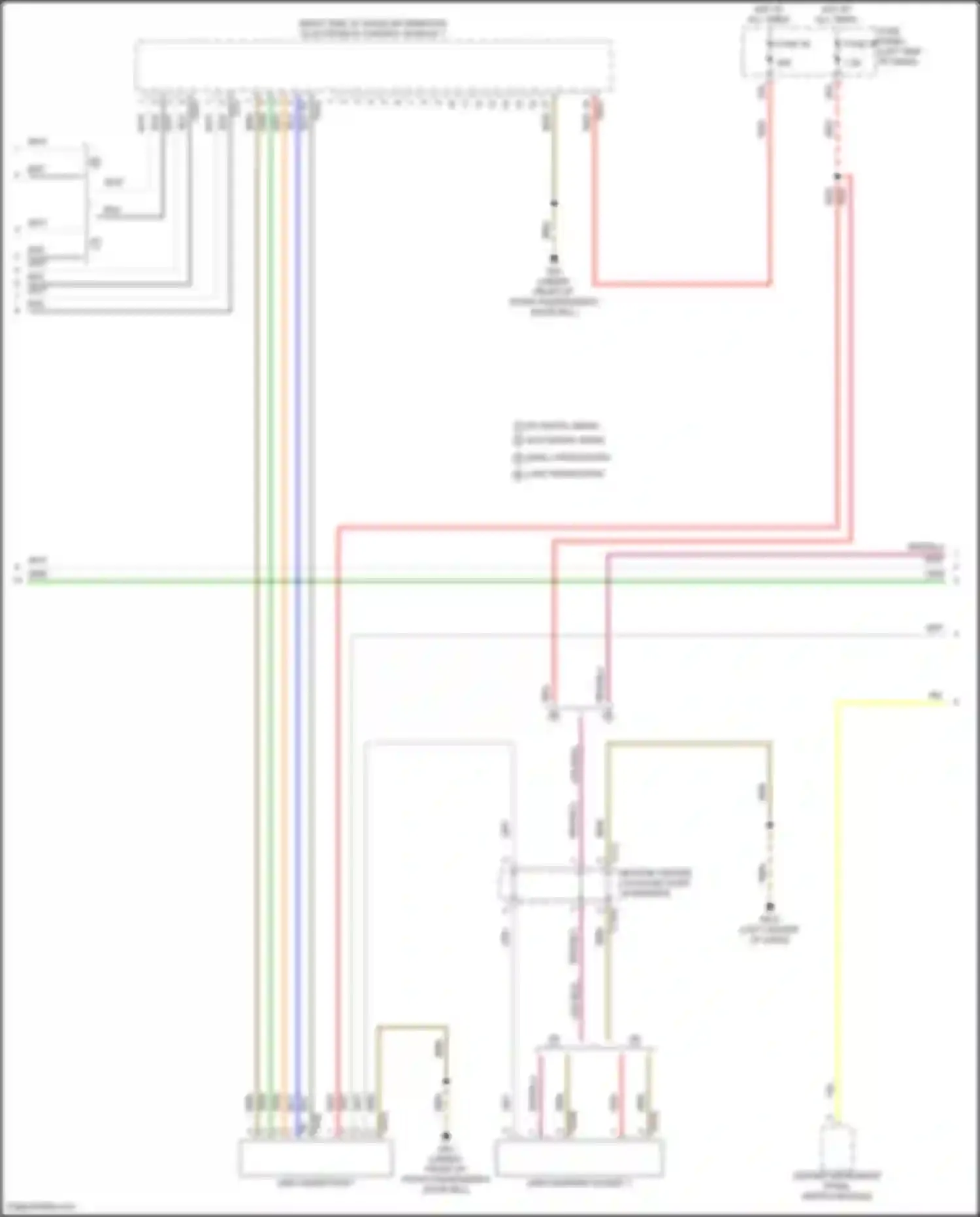 Wiring diagram usb charging socket 1 for Volkswagen Golf R VIII (2020-2024) (2 of 6)