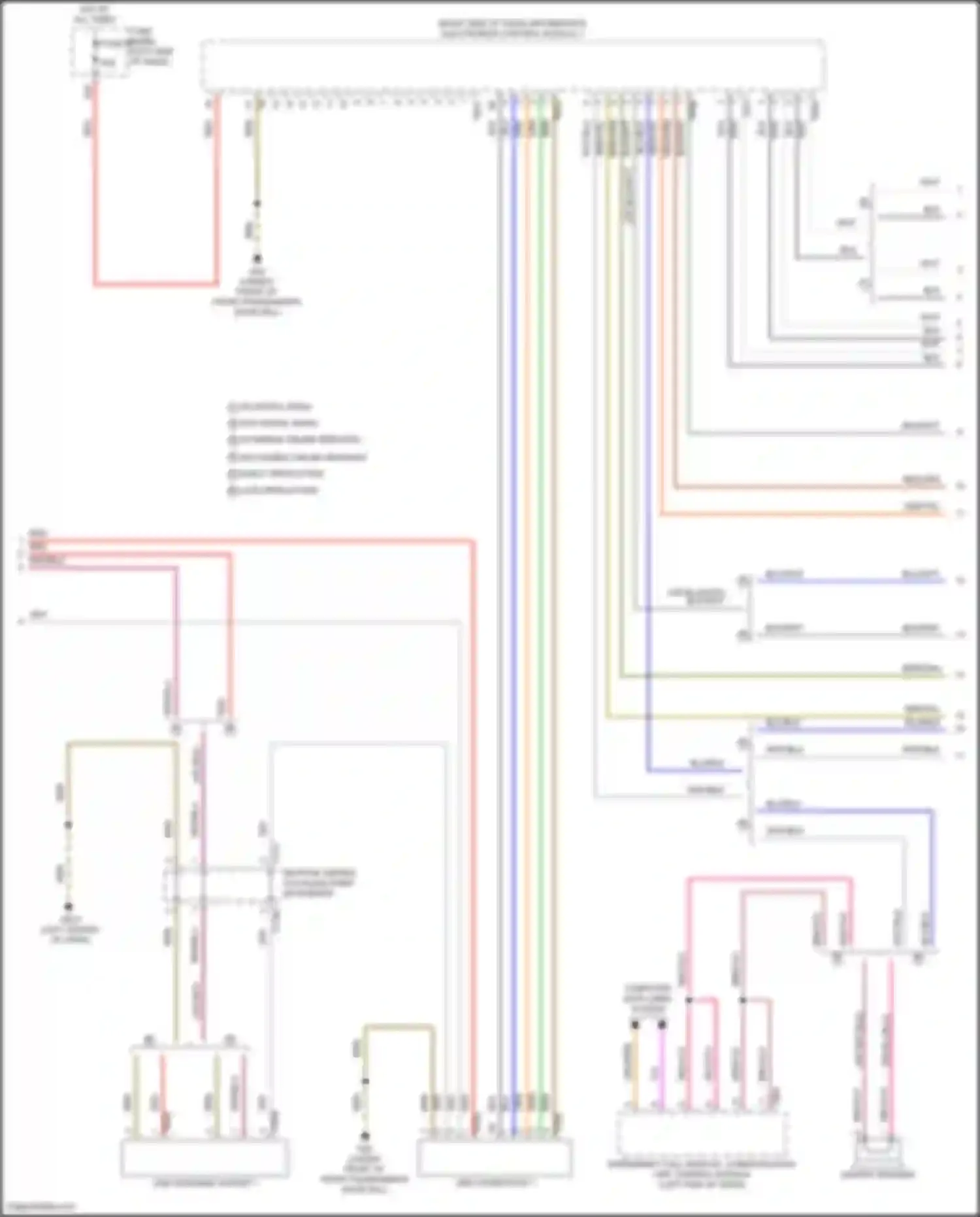 Wiring diagram usb connection 1 for Volkswagen Golf R VIII (2020-2024) (3 of 6)