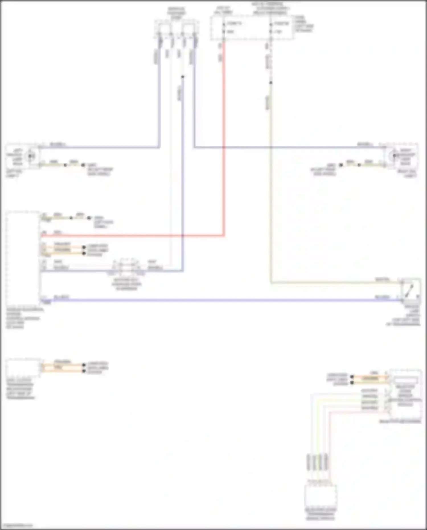 Wiring diagram vehicle electrical system control module for Volkswagen Golf R VIII (2020-2024) (12 of 36)