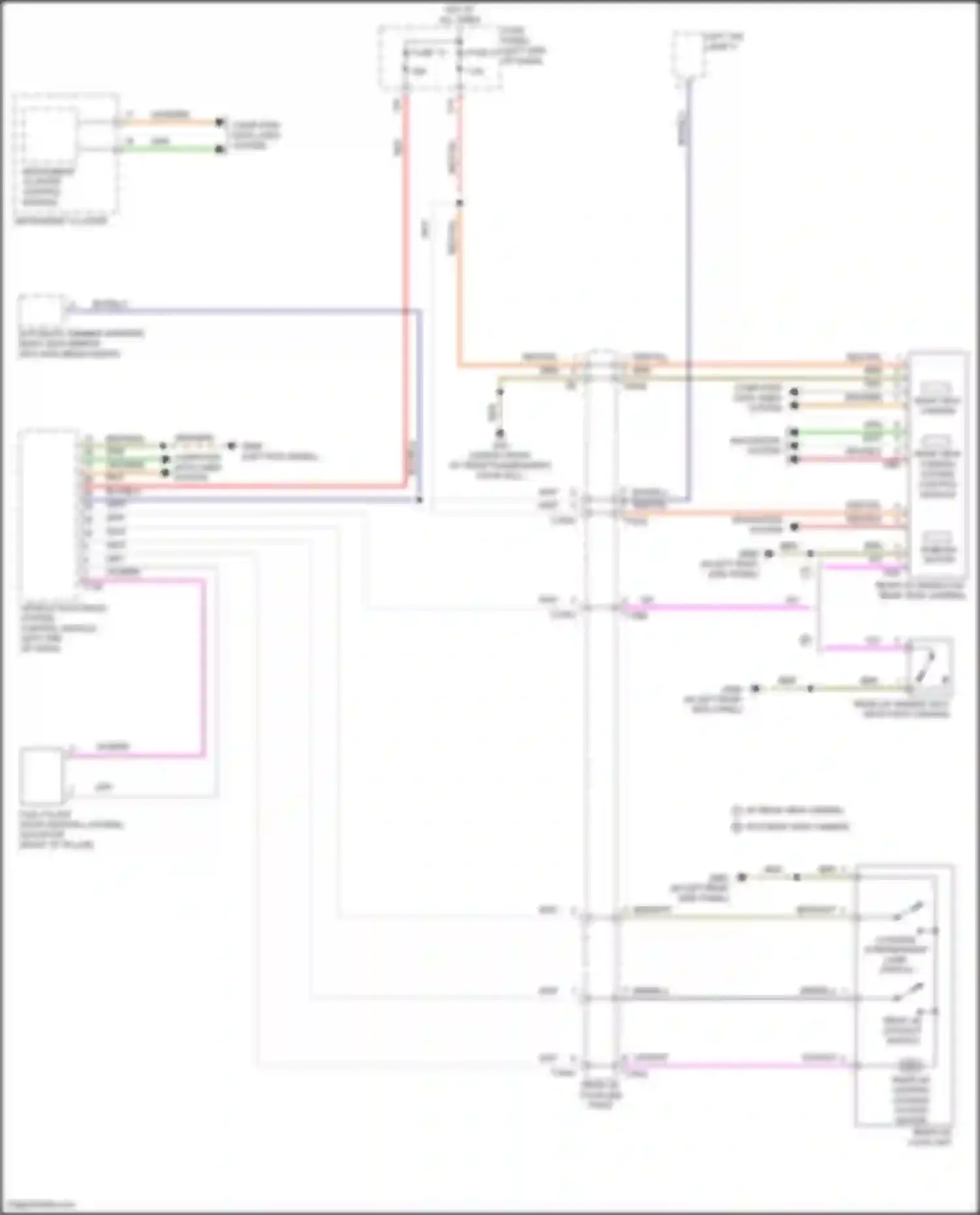 Wiring diagram vehicle electrical system control module for Volkswagen Golf R VIII (2020-2024) (30 of 36)