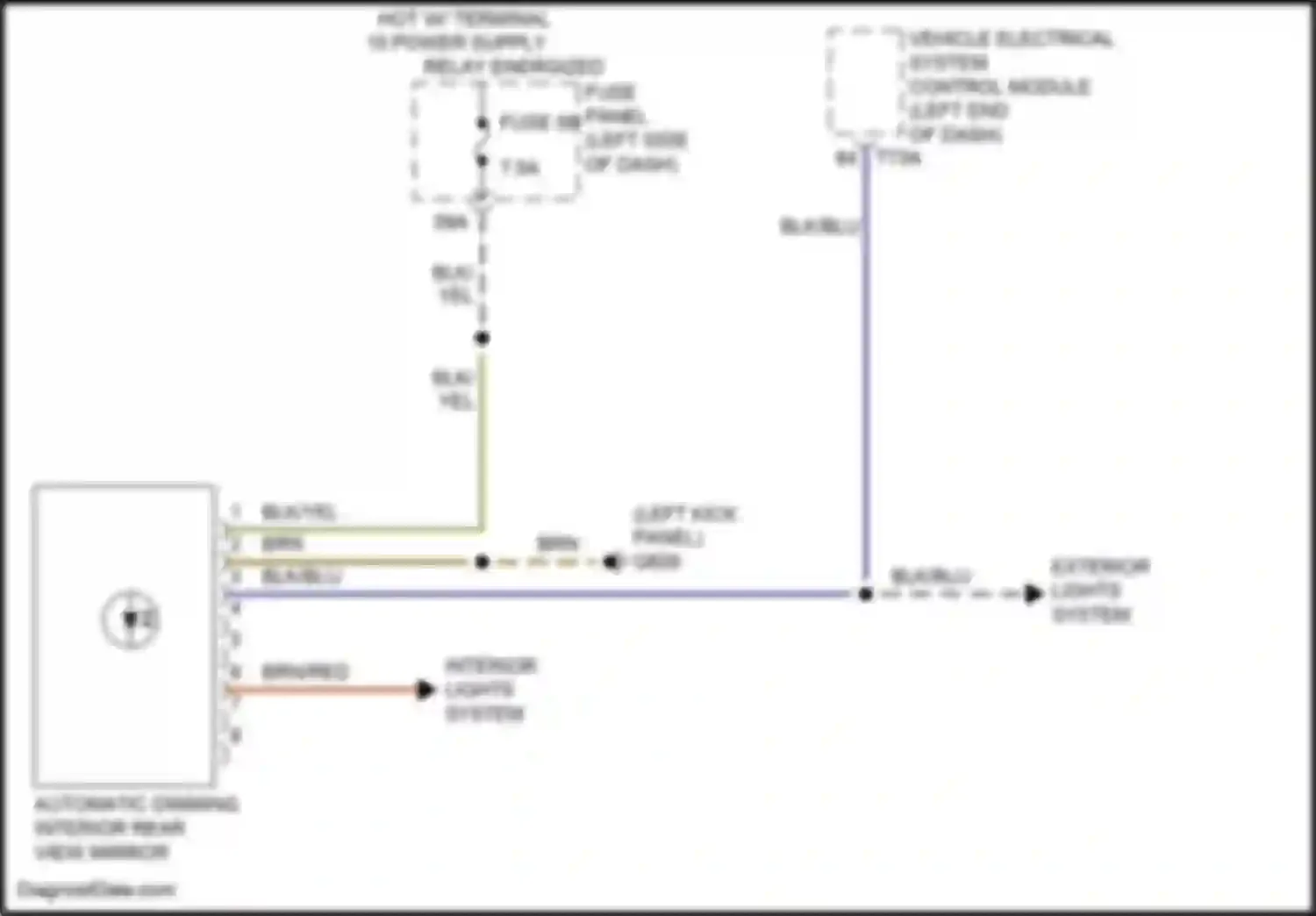 Wiring diagram vehicle electrical system control module for Volkswagen Golf R VIII (2020-2024) (32 of 36)