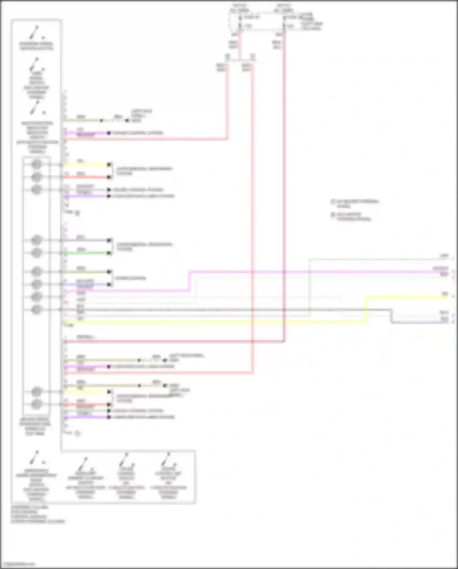 Wiring diagram w/o multi-function steering wheel for Volkswagen Golf R VIII (2020-2024) (1 of 1)