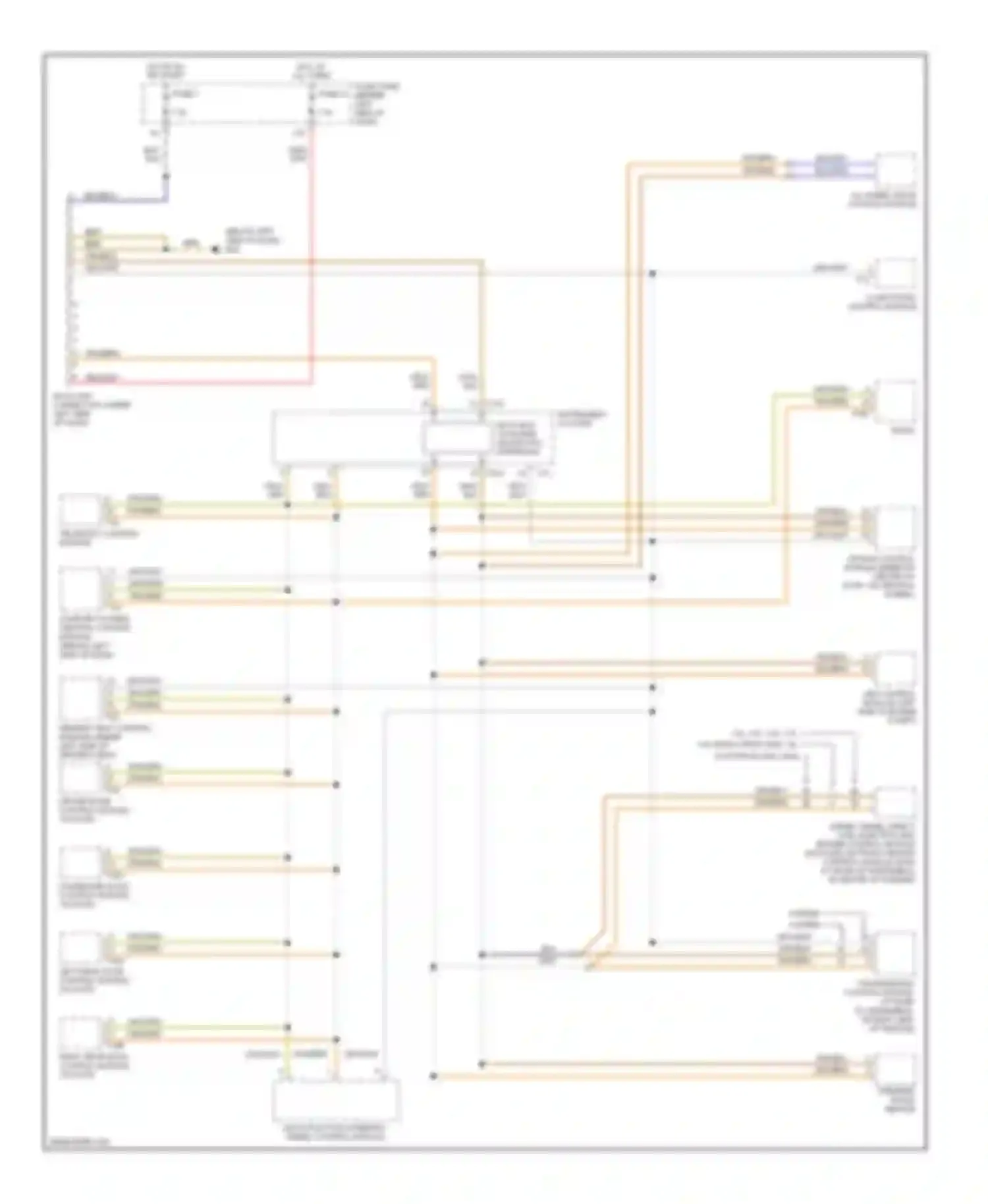 Golf Volkswagen Mk4 (1997-2006): Computer data lines circuit