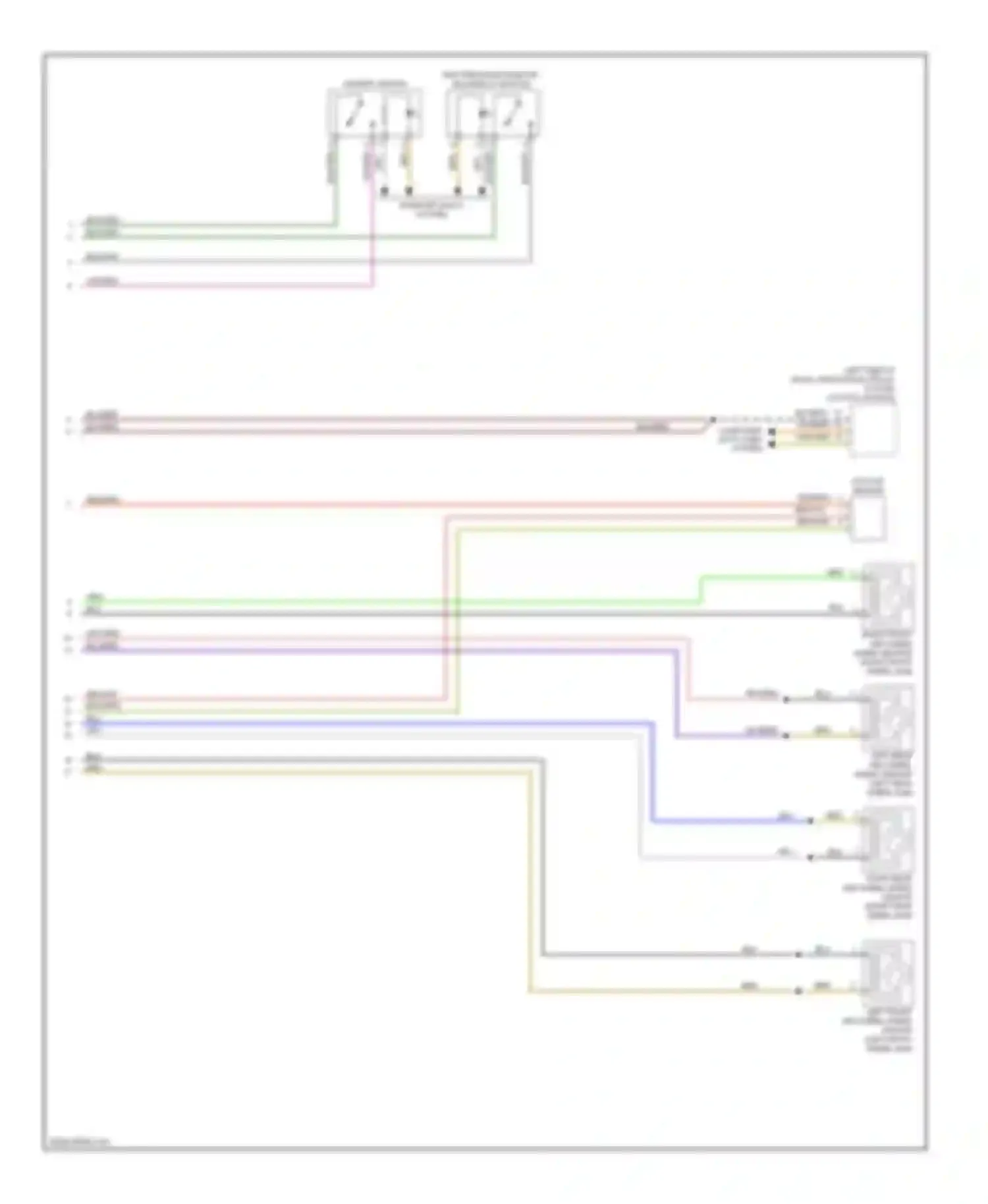 Golf Volkswagen Mk6 (2008-2012): Anti-lock brakes circuit, with esp (2 of 2)