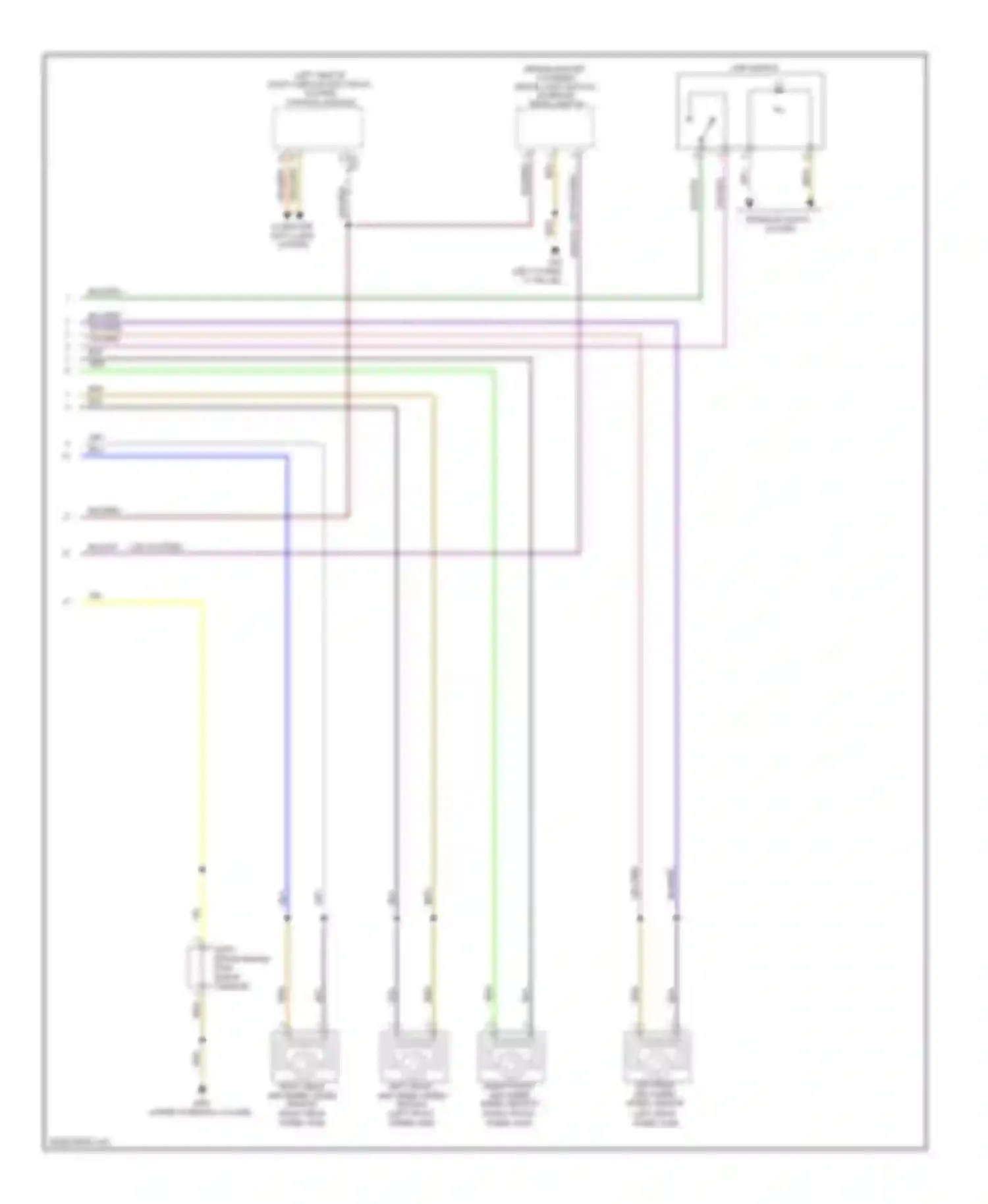 Golf Volkswagen Mk6 (2008-2012): Anti-lock brakes circuit, without esp (2 of 2)