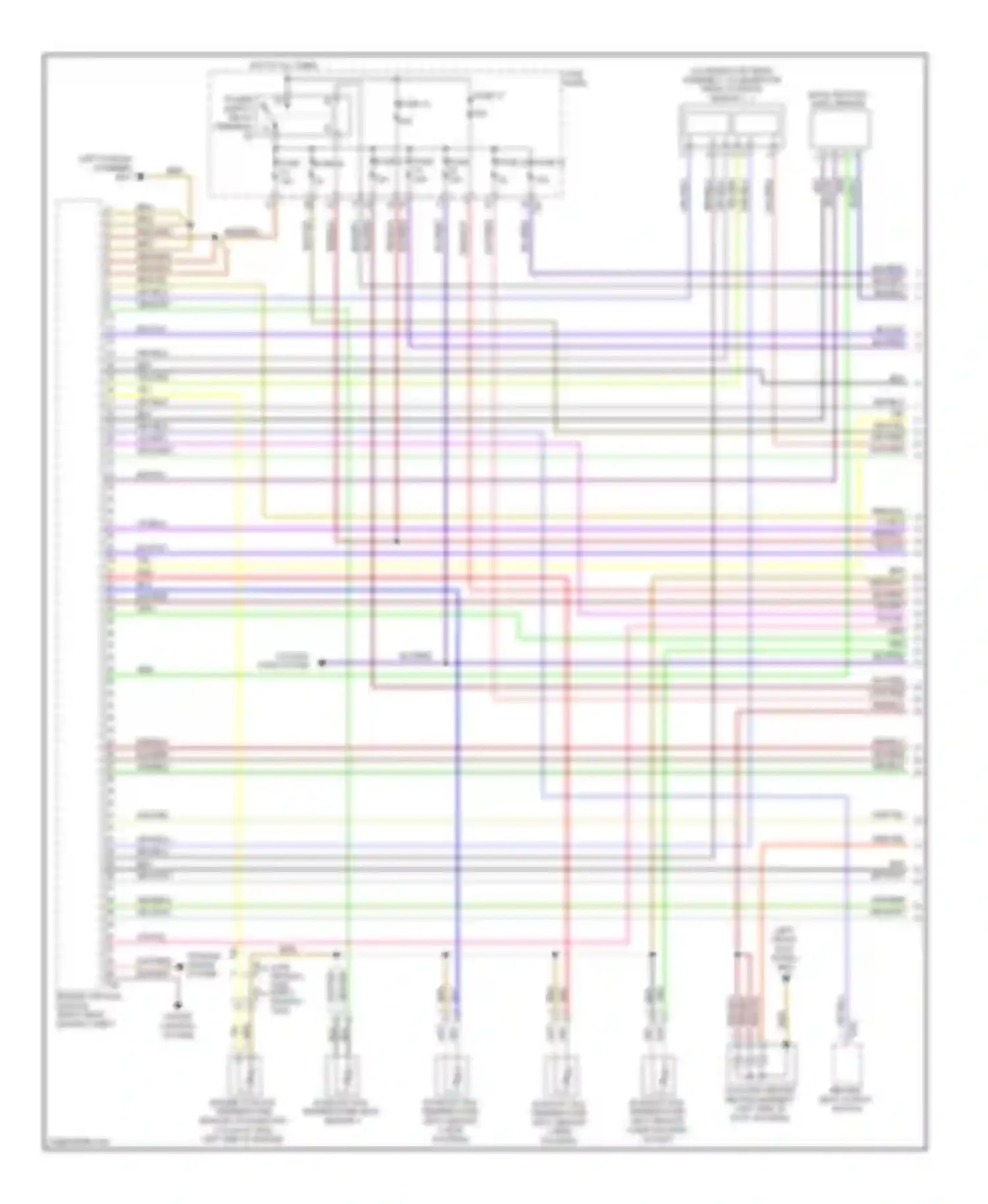 Golf Volkswagen Mk6 (2008-2012): Wiring diagram engine performance 2.0l turbo diesel (1 of 6)