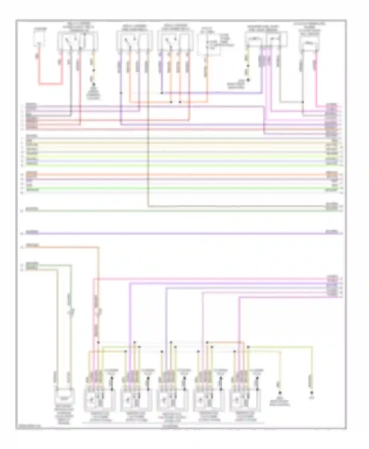 Golf Volkswagen Mk6 (2008-2012): Wiring diagram engine performance 2.5l, early production (3 of 5)
