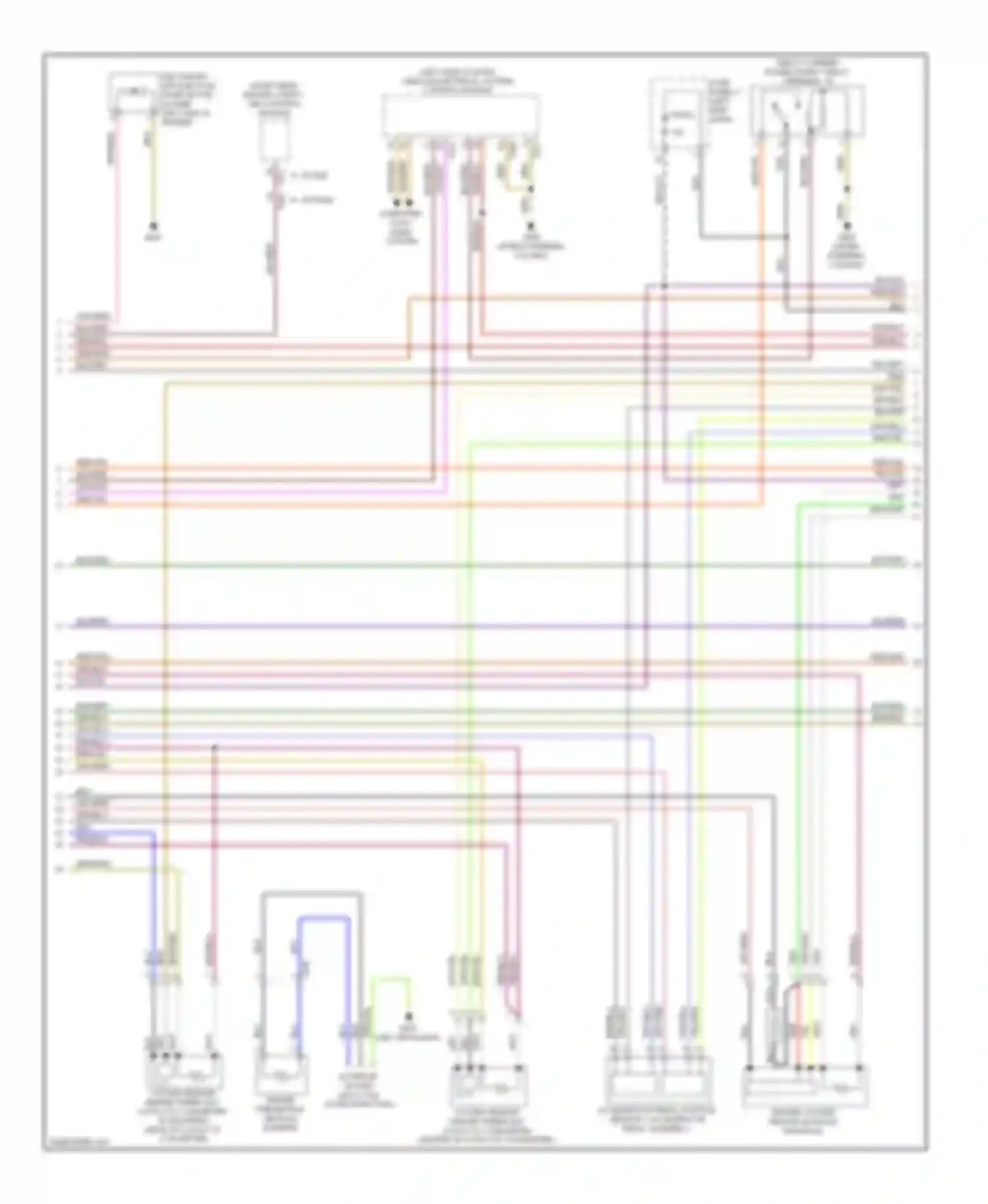 Golf Volkswagen Mk6 (2008-2012): Wiring diagram engine performance 2.5l, late production (2 of 5)