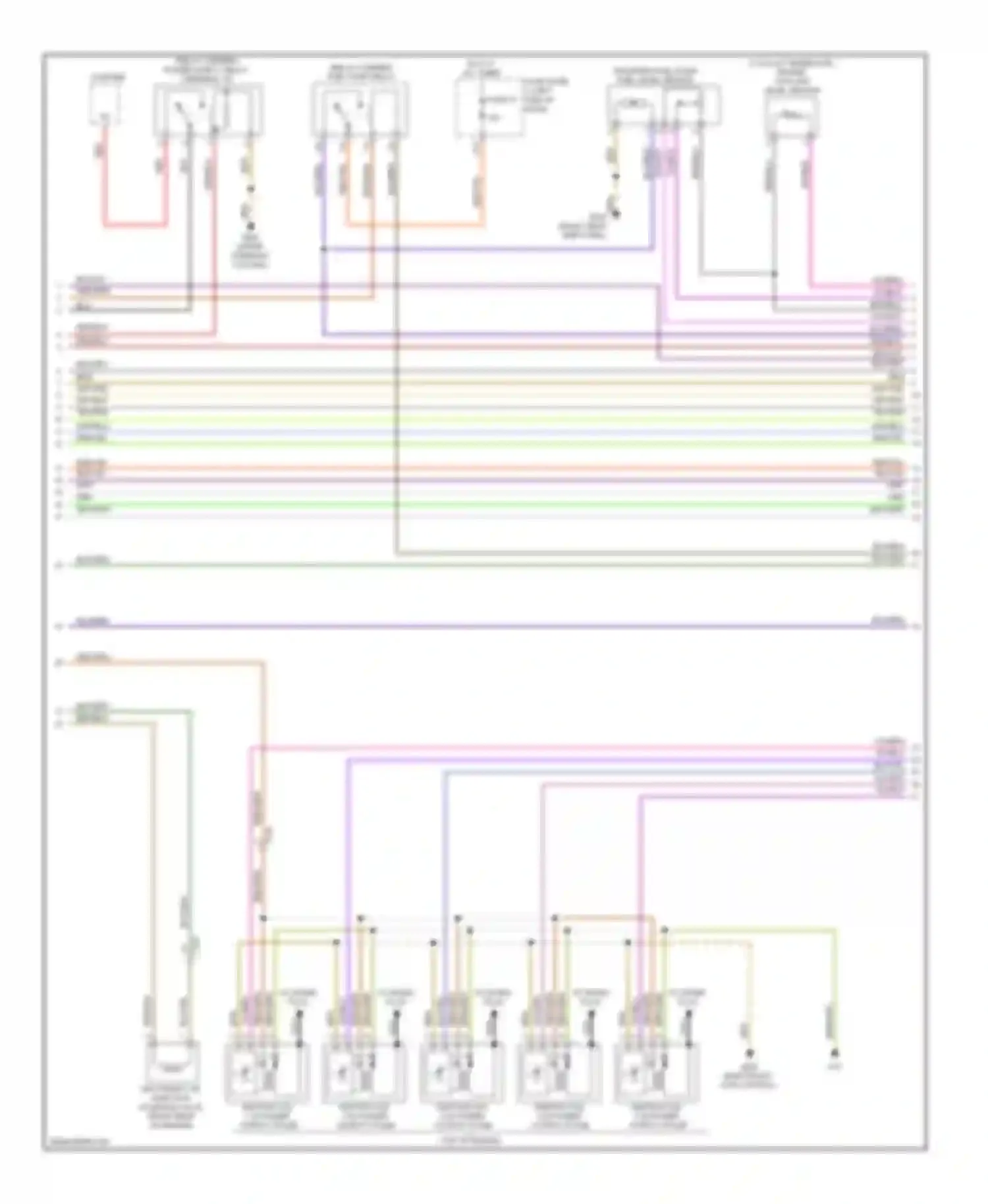 Golf Volkswagen Mk6 (2008-2012): Wiring diagram engine performance 2.5l, late production (3 of 5)