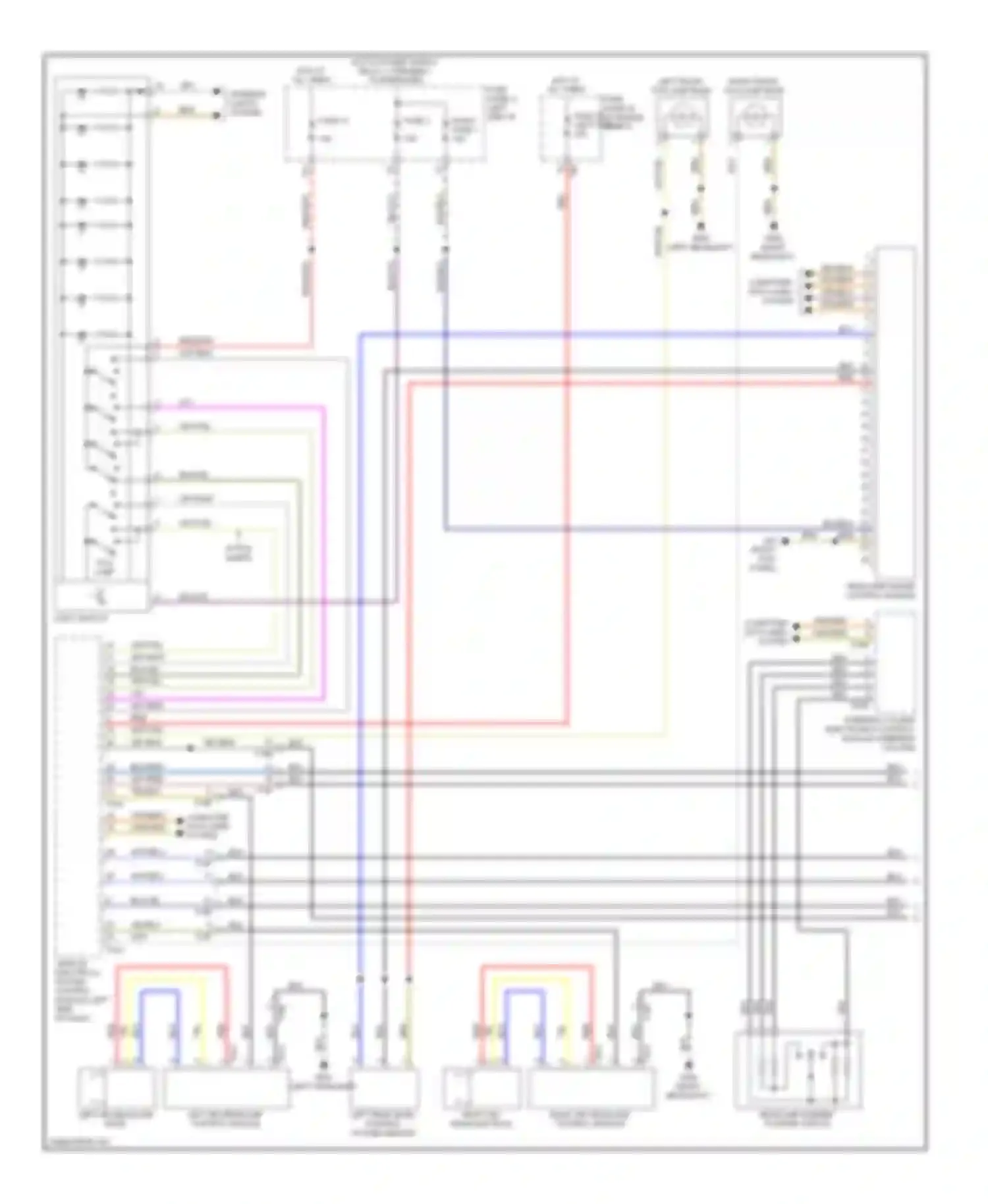 Golf Volkswagen Mk6 (2008-2012): Headlights circuit, late production with hid headlamps (1 of 2)