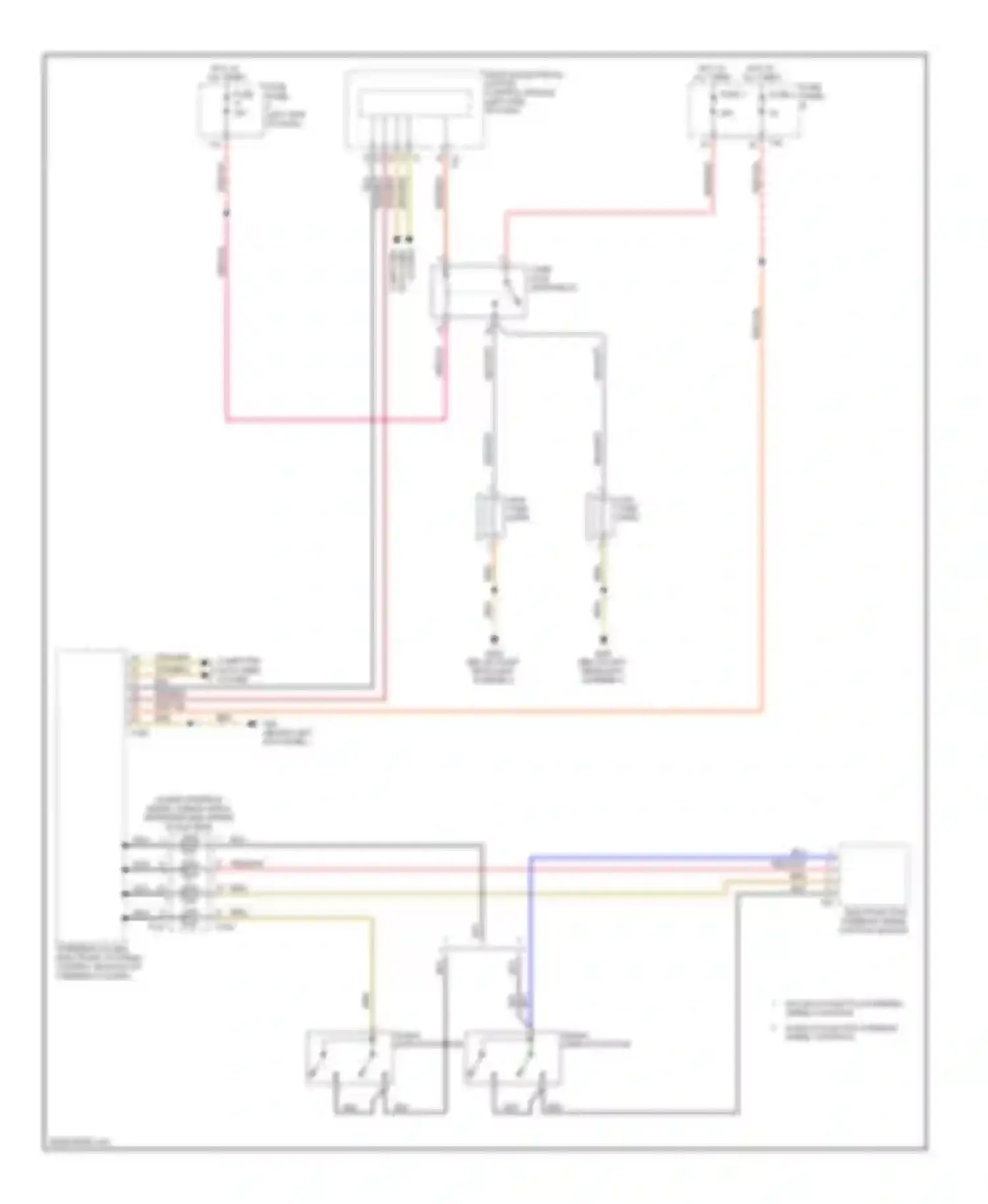 Golf Volkswagen Mk6 (2008-2012): Horn circuit, early production